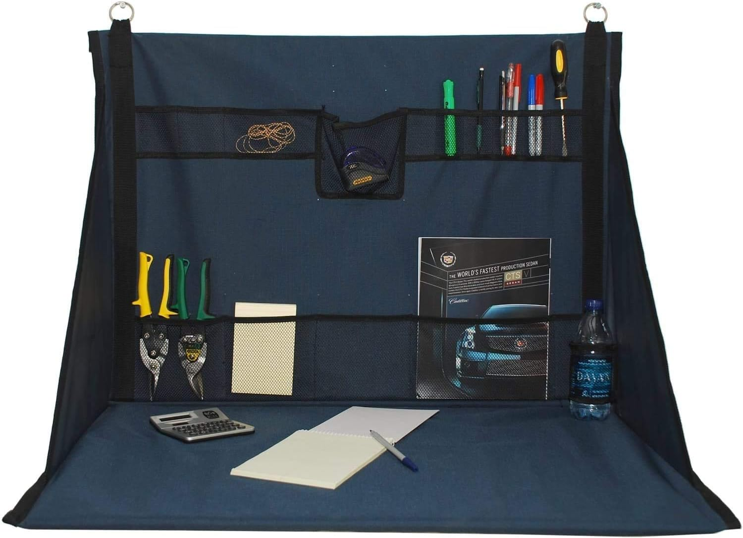 Mini Portable Standing Desk Workbench Work Station Storage for Jobsite Garage