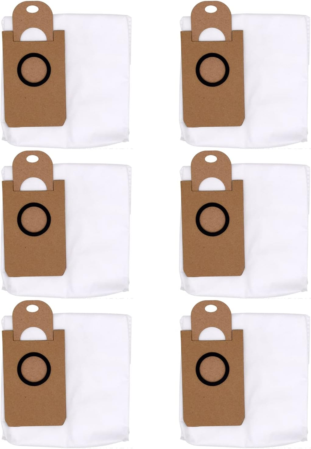 6 Pack Dust Bags for Ihome Autovac Nova Self Empty Robot Vacuum Replacement Accessory Parts