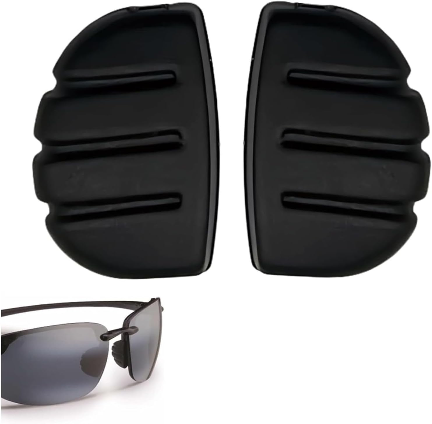 1Pair Nose Pads Replacement for Maui Jim Sunglasses Nose Pads Replacement Martini Sport Sunglasses Nose Pads,Silicone Push on Nose Pads Eyeglasses Accessories