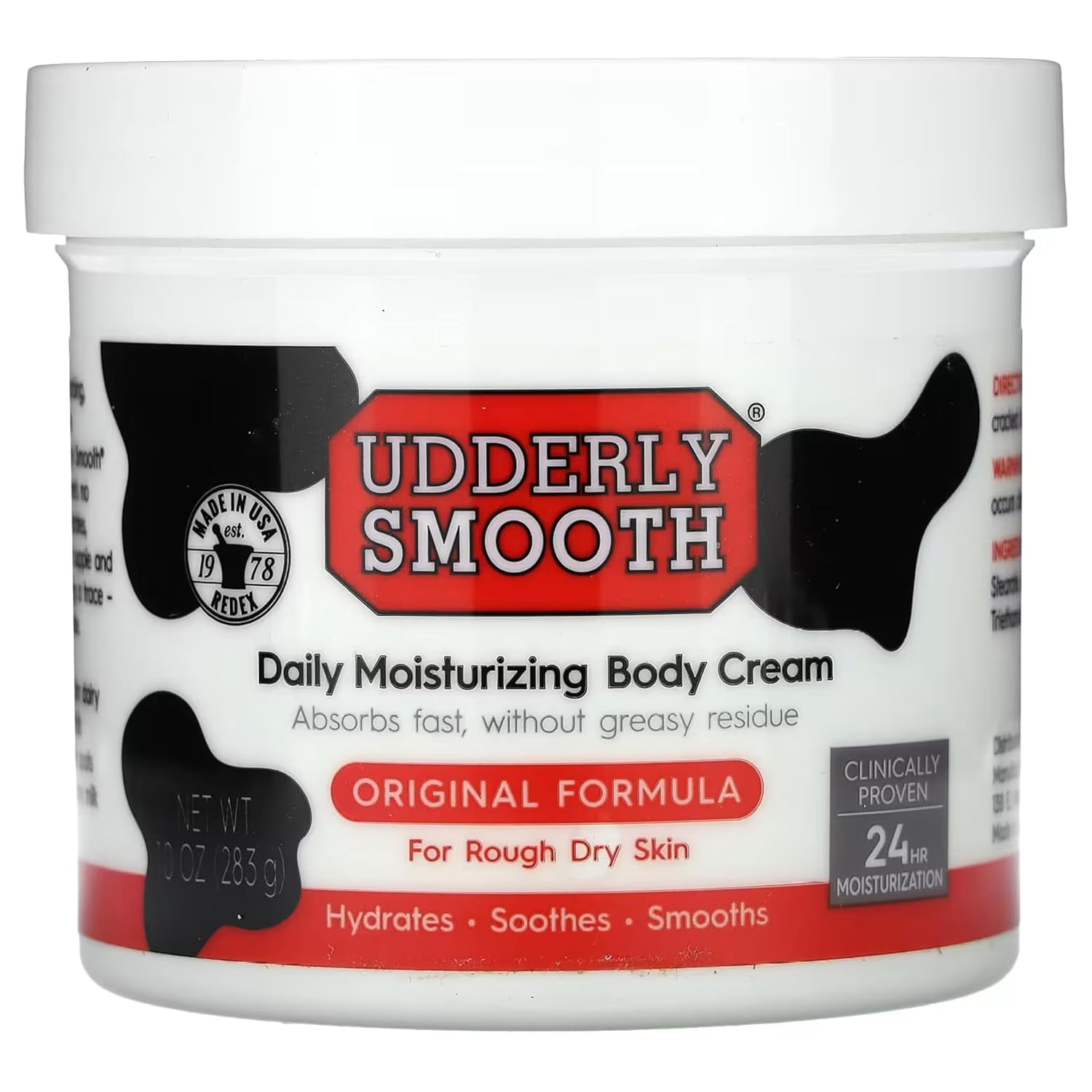 Udderly Smooth Daily Moisturizing Body Cream, Original Formula, 10 Oz (Pack of 3)