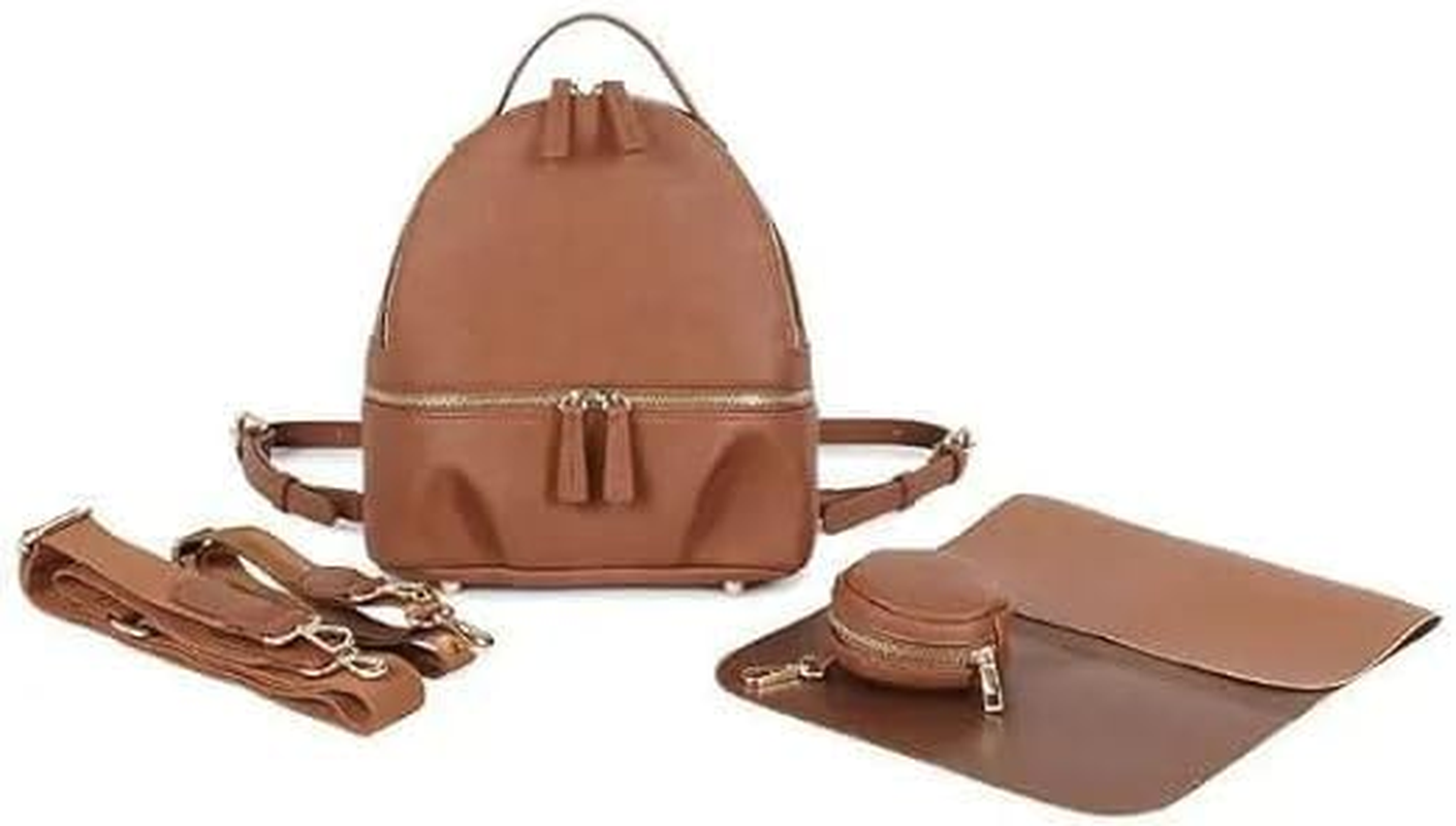 Leather Diaper Backpack for Everyday use - Travel Backpack - Large Capacity N... - Picture 2 of 14