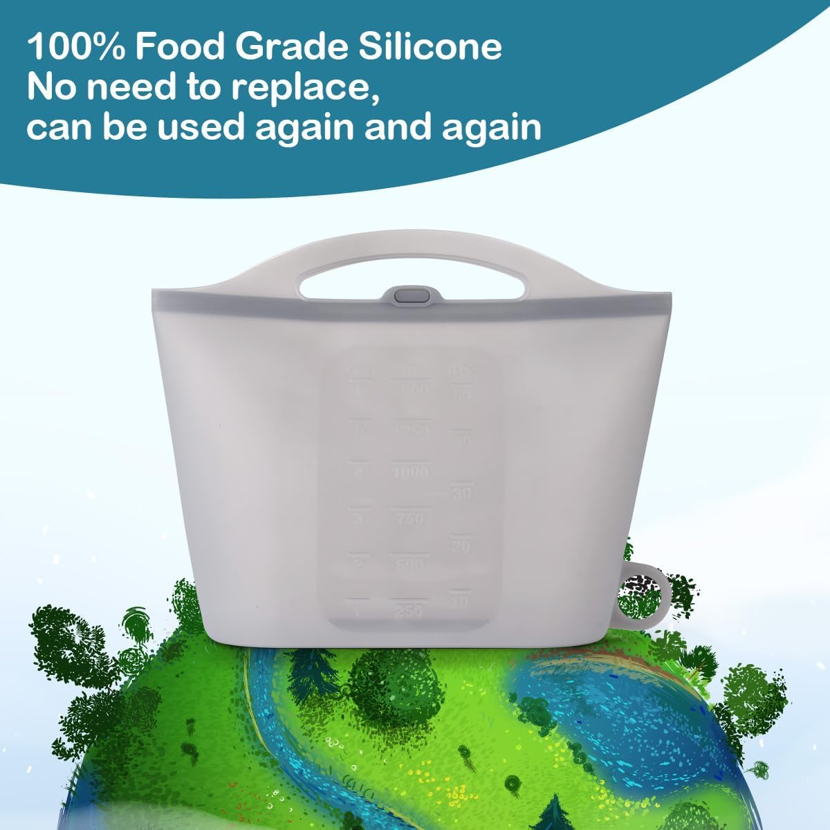 Haakaa Silicone Microwave Steam Sterilizer Bags, Reusable Silicone Steaming B... - Picture 7 of 13