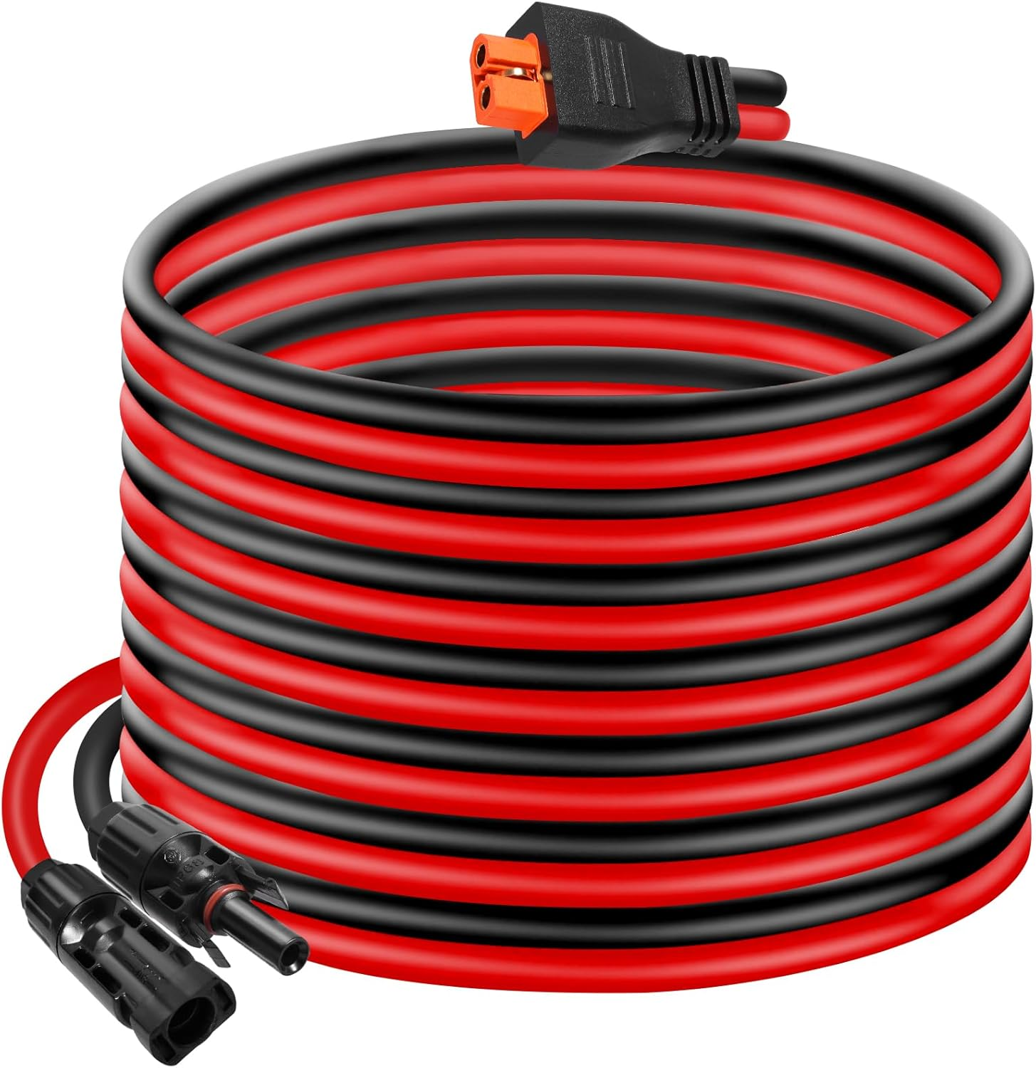 10AWG Tinned Copper Wire Xt60I to Solar Panel Connector Extension Cable 25FT – Heavy-Duty Solar to Xt60I Cable for RC Batteries, Drones, Solar Power Systems, and Renewable Energy Applications