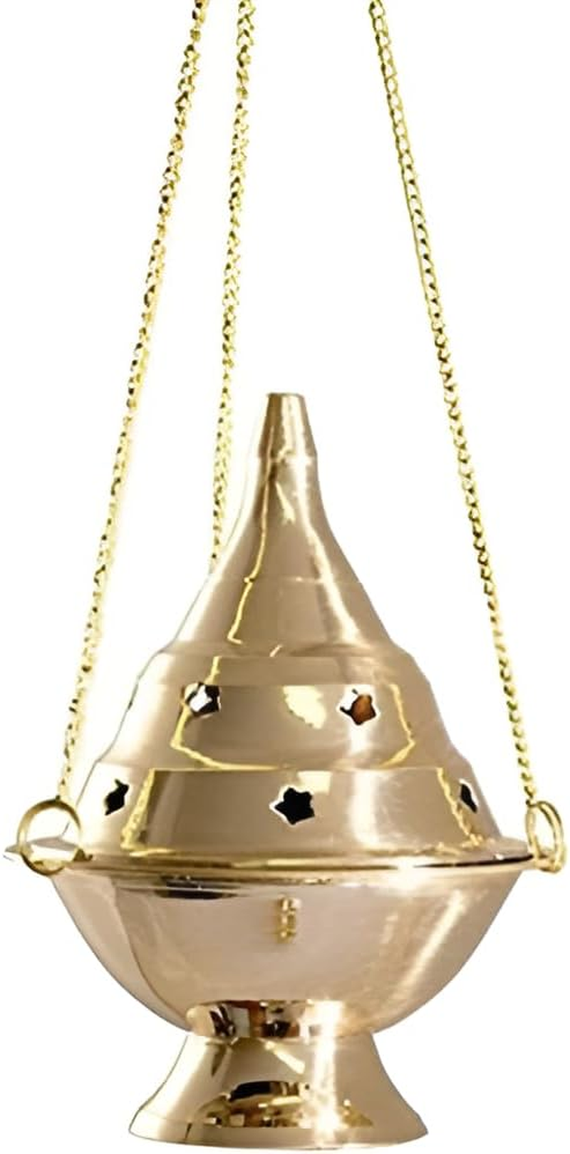 Accessories - Brass Burners Hanging Censer/Charcoal Incense Burner, 4.5