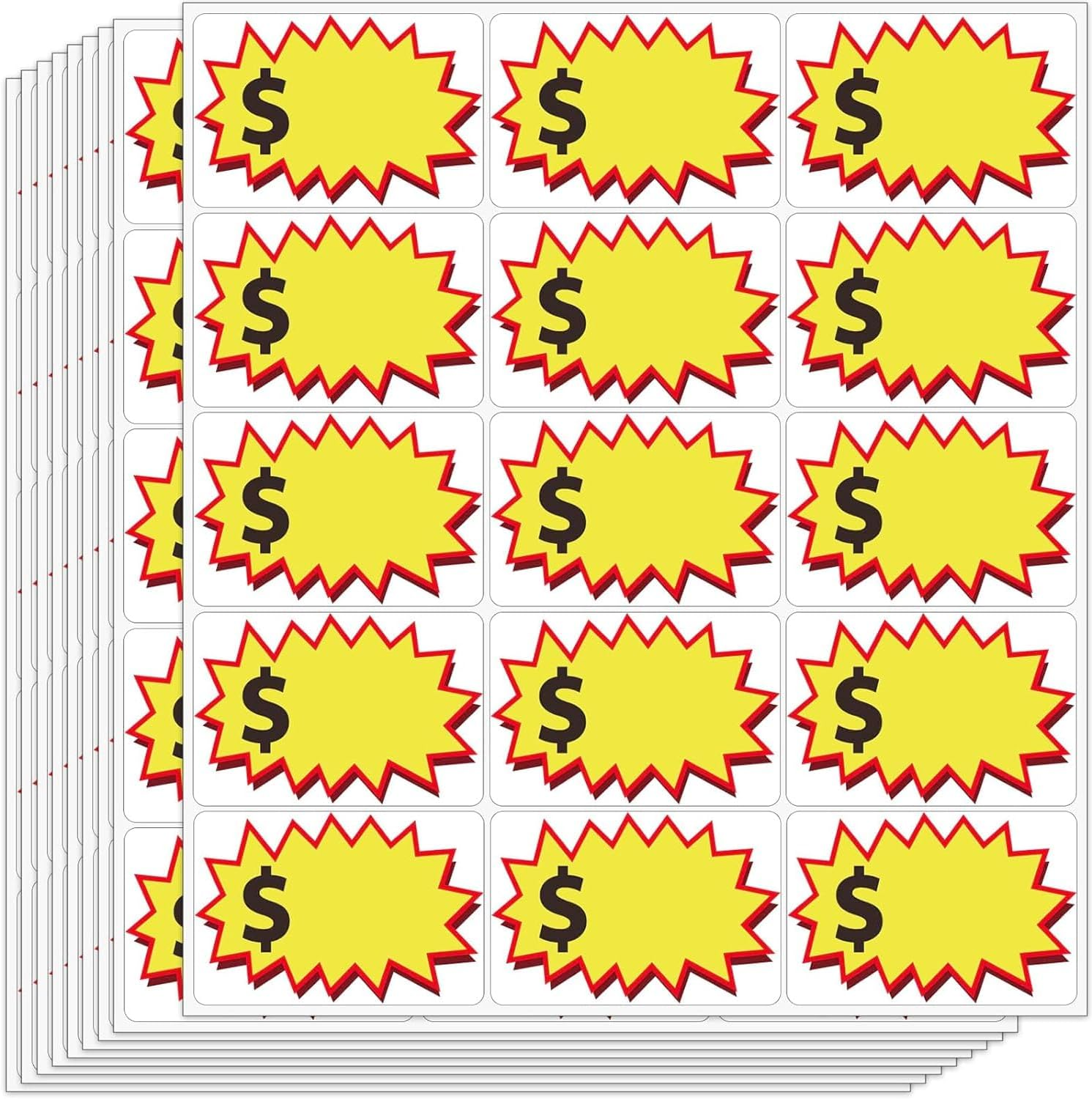 300 Pcs Garage Sale Stickers, (2