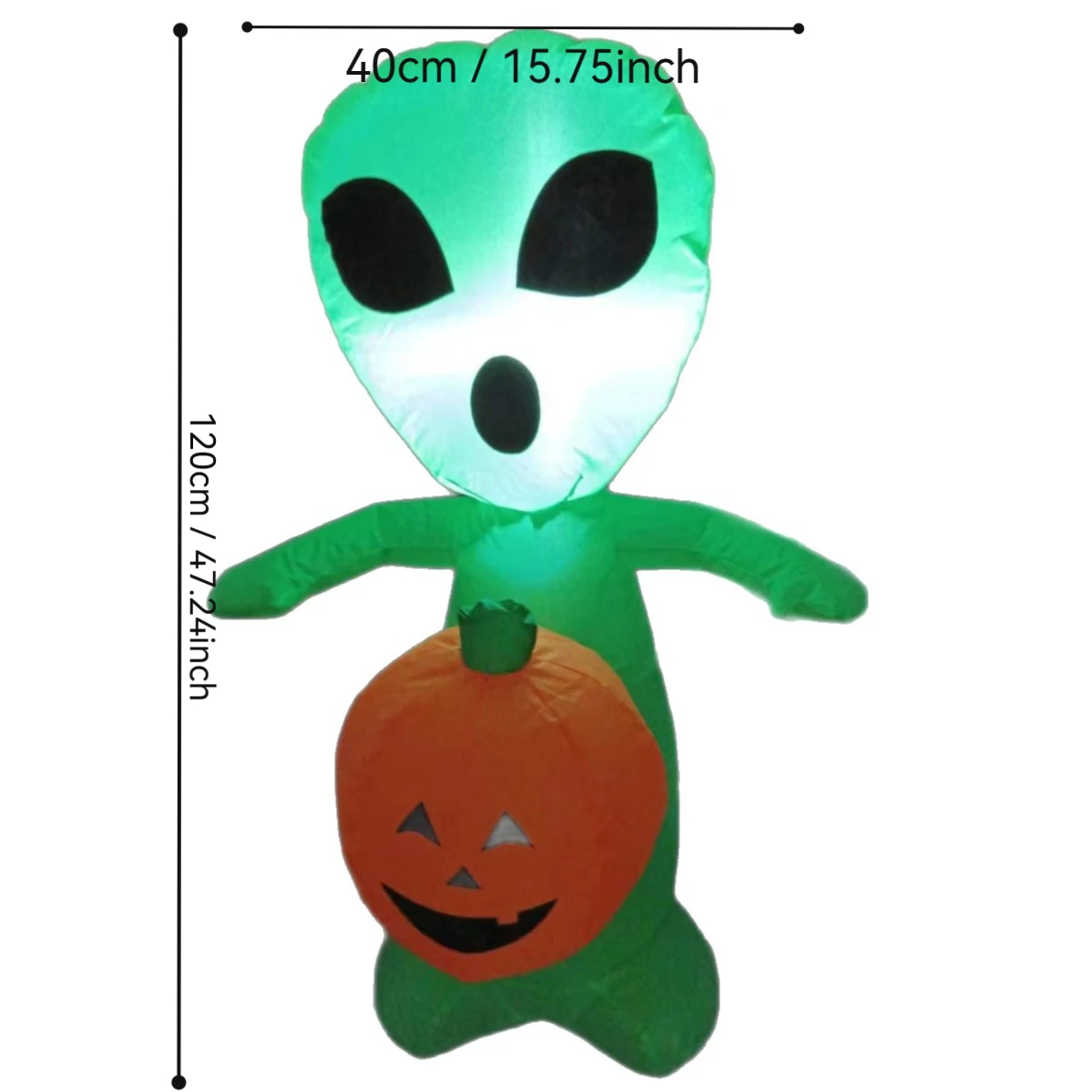 Inflatable Halloween Outdoor Decorations – Alien, Ghost Pumpkin, and Skeleton Dachshund Blow-Up Props for Lawn, Garden, and Party Displays