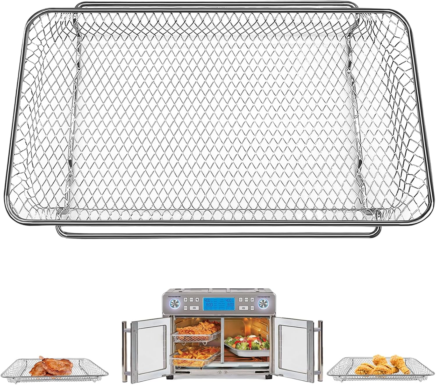GWBSXM Air Fryer Basket Replacement for Emeril Lagasse Dual Zone 360 Air Fryer 