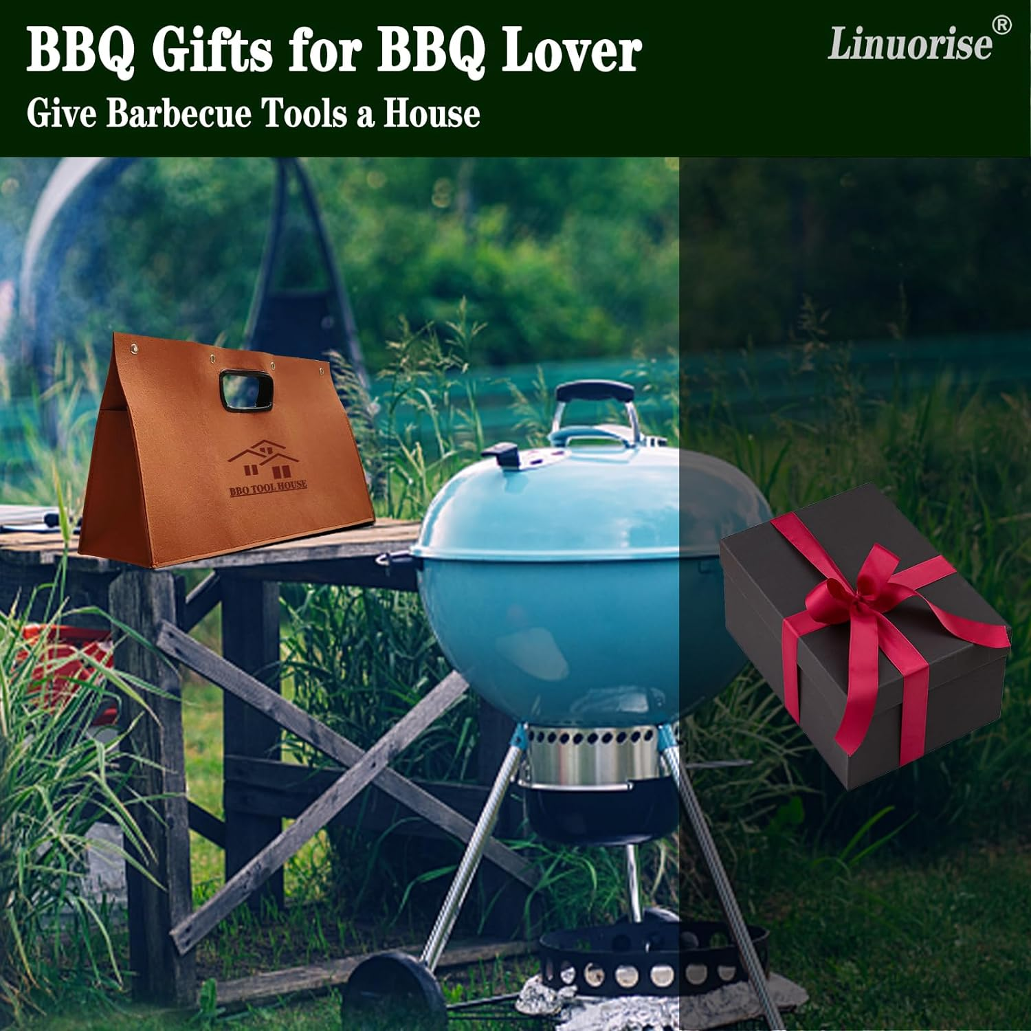 Grill Accessory Storage Bag, BBQ Tools Storage Bag, Grill Tools Storage Bag, ... - Picture 7 of 14