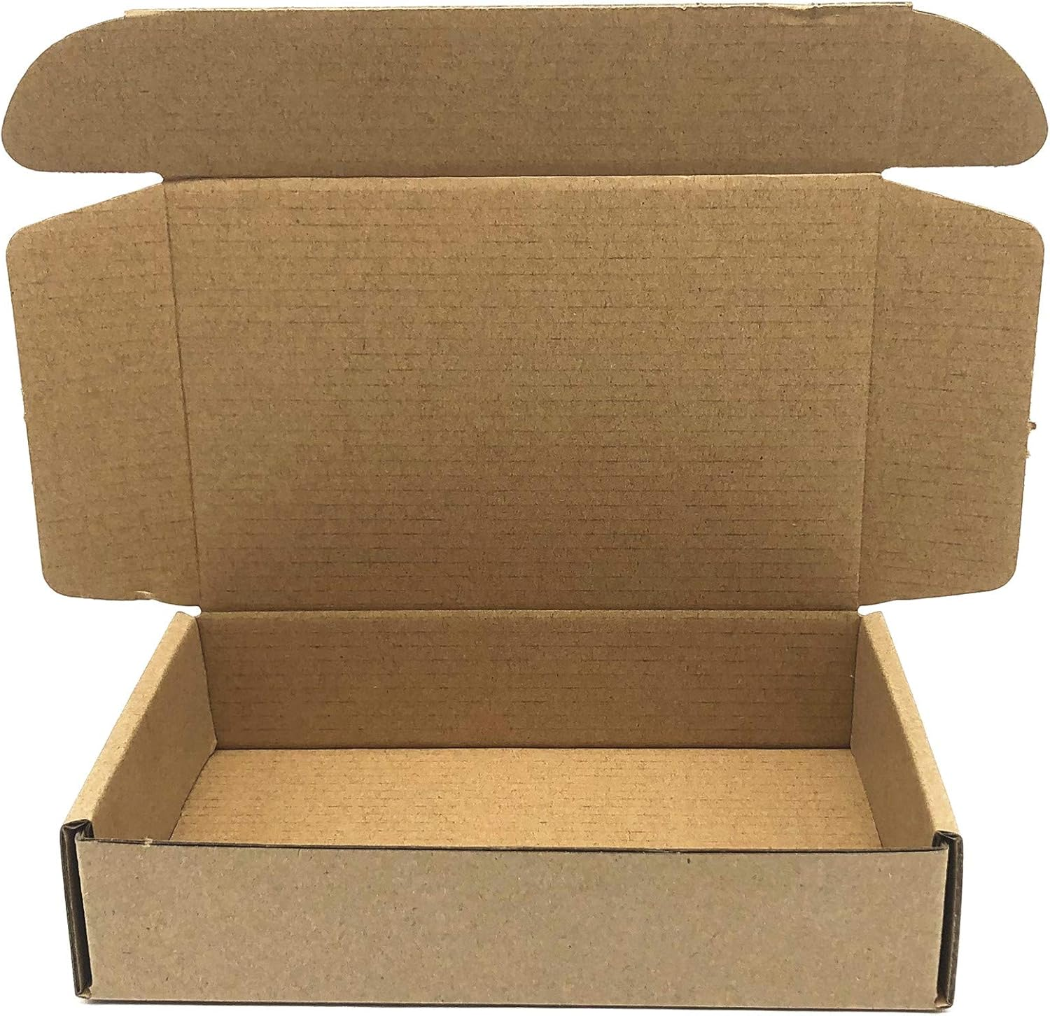 Small Cardboard Shipping Box Mailers 7 X 4.3 X 1.6 Inch Corrugated Packaging Storage Boxes 50 Pack