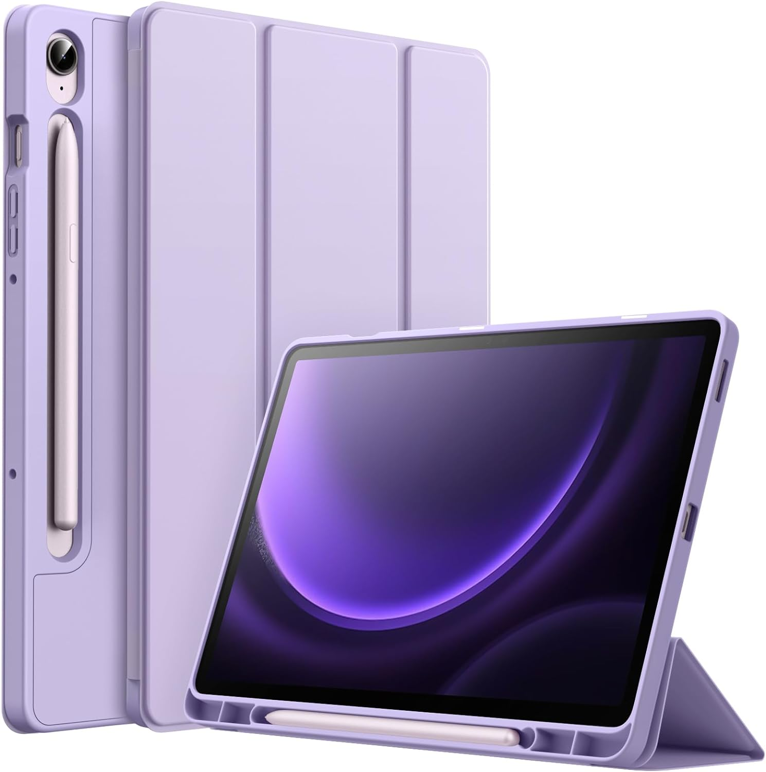 JETech Case for Samsung Galaxy Tab S9 FE 10.9-Inch with S Pen Holder, Soft TP... - Picture 2 of 16