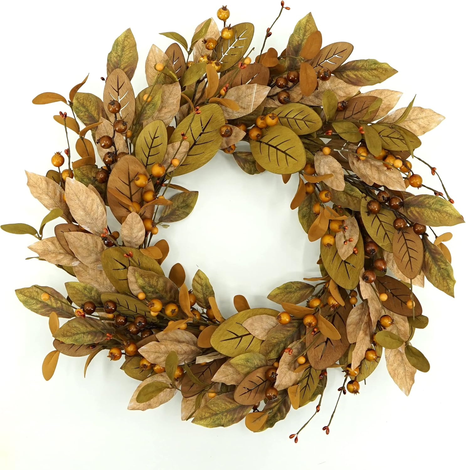 Wreathdream 20'' Fall Wreath Autumn Wreath for Front Door Porch Home Decor
