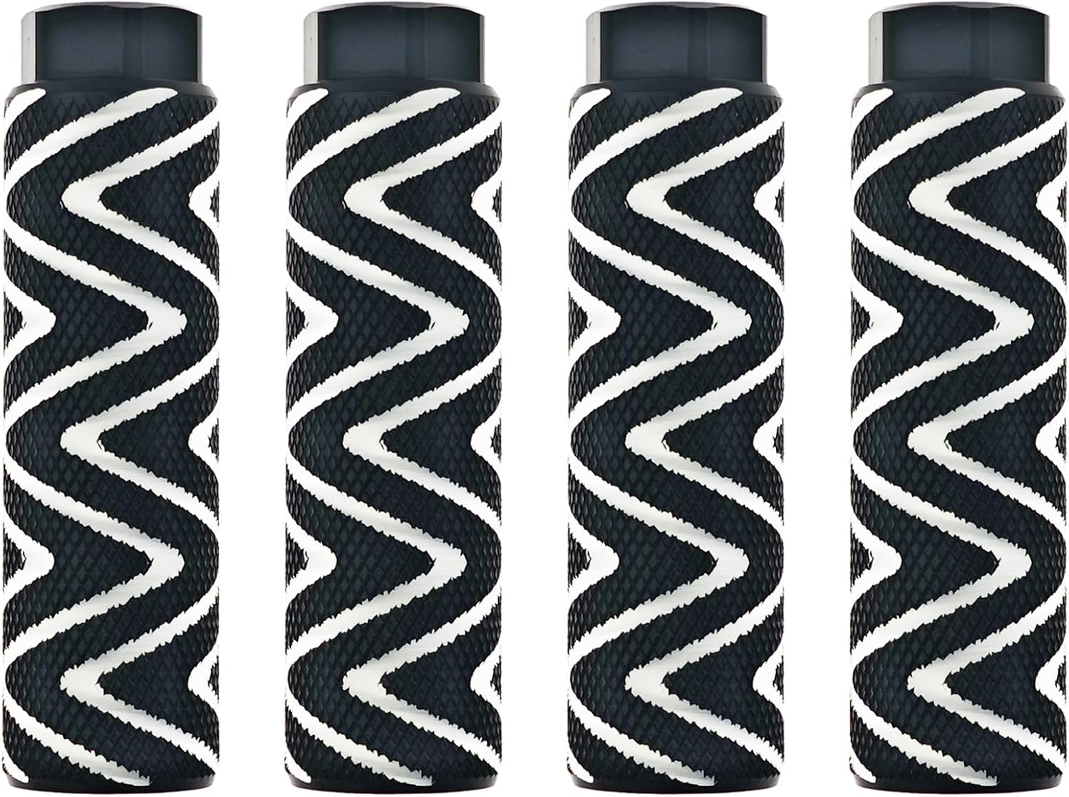 4 Pack Aluminum Alloy Bike Pegs Foot Pedals Backseats Stands Fit 3/8 Inch Axles