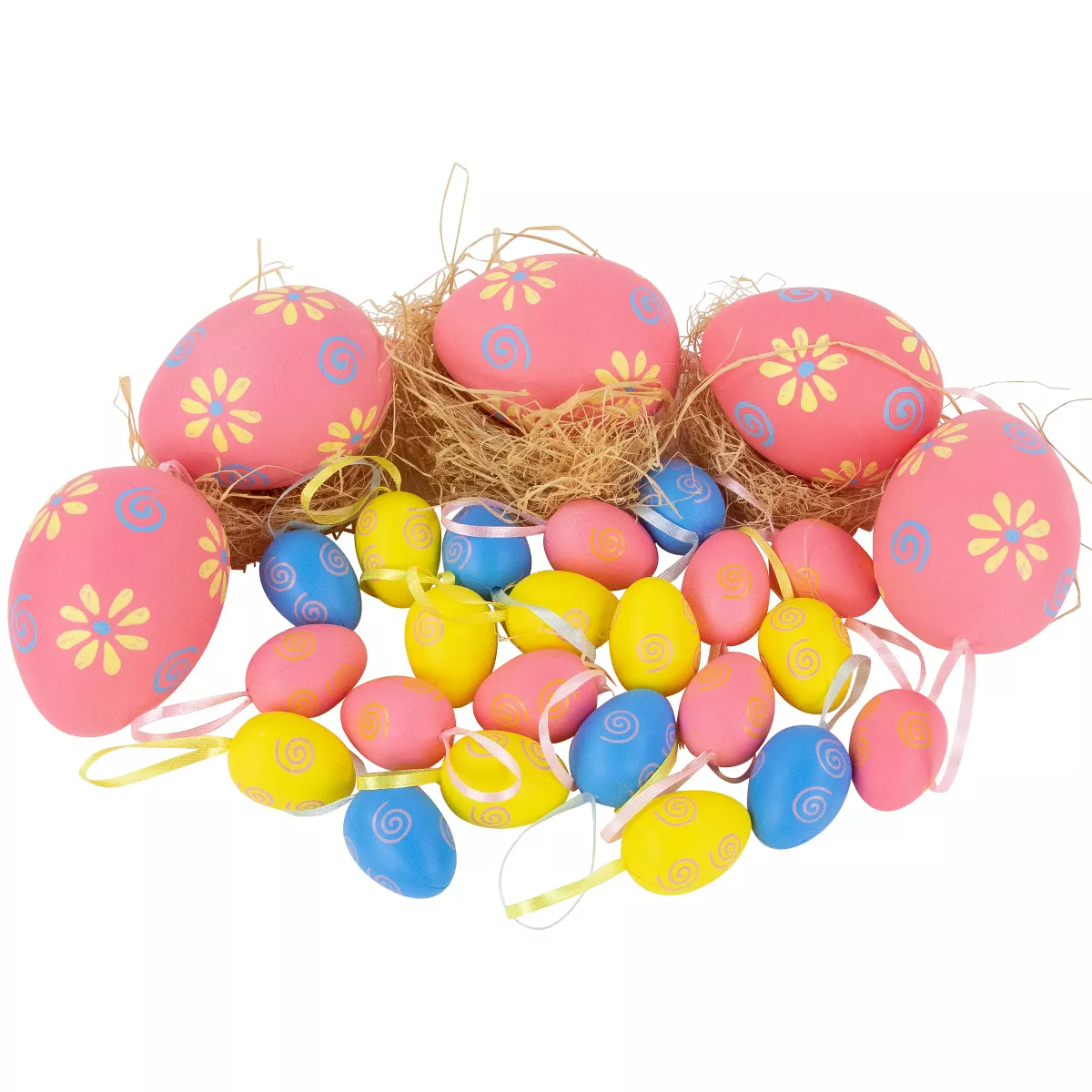 Northlight 29Ct Spring Easter Egg Ornaments 3.25