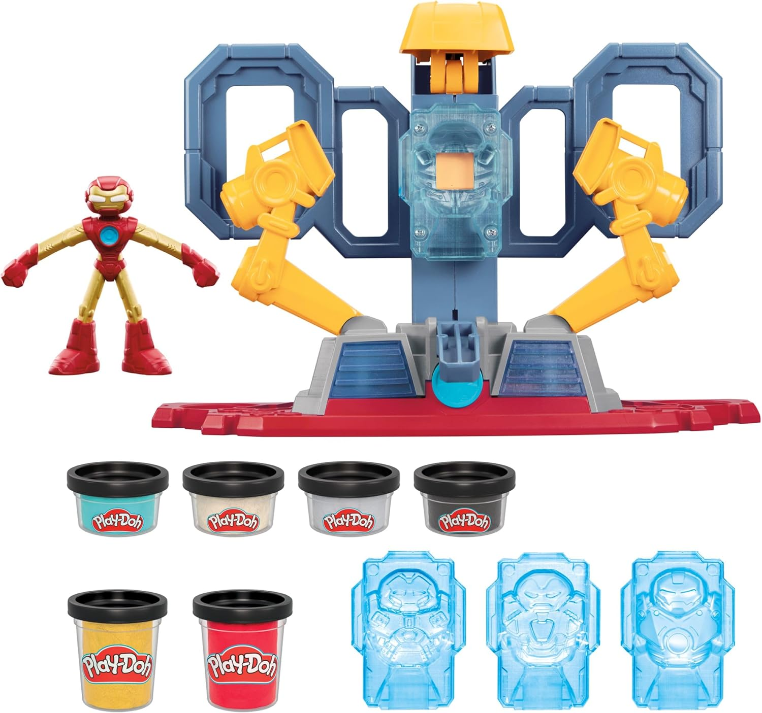 Play-Doh Marvel Iron Man Armor Maker Lab Playset with Lights and Sounds