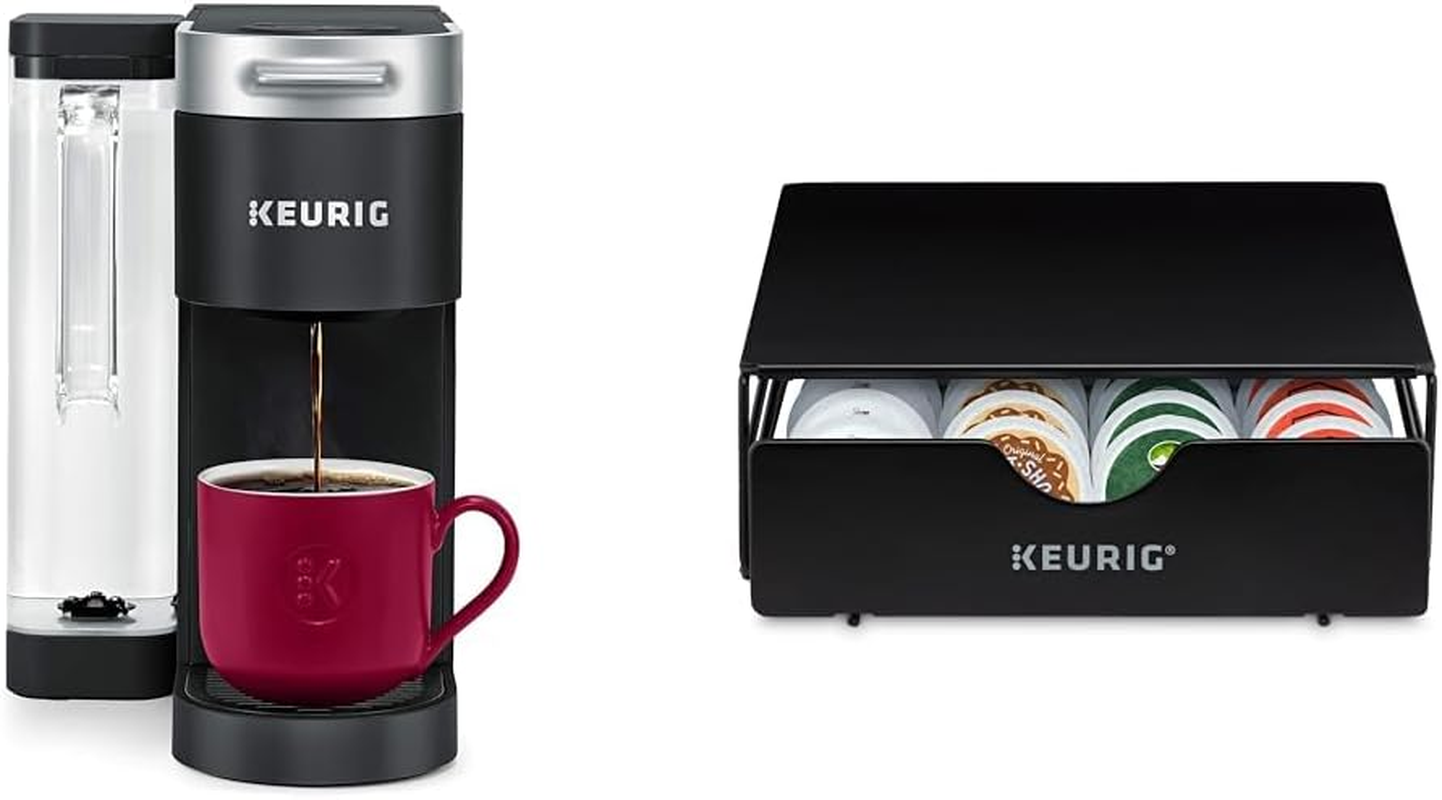 K-Supreme Single Serve Coffee Maker with Slim K-Cup Storage Drawer