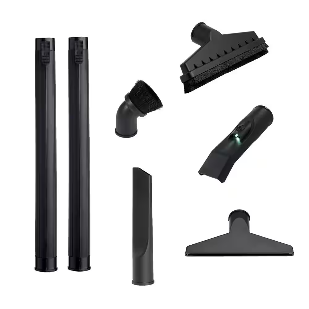 1-7/8 In. DIY Shop Vac Attachment Kit with 7 Vac Parts for RIDGID Wet/Dry Shop