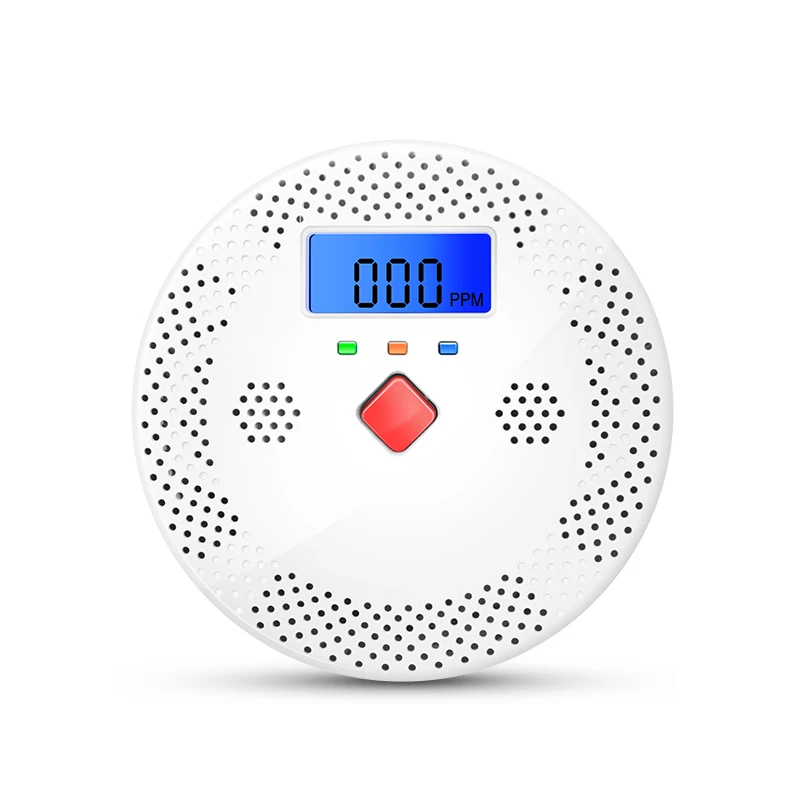 Tuya Wifi Smart Carbon Monoxide Detector Alarm 70Db Sound Warning LCD Digital Display APP Control Real-Time CO Monitor Poisoning