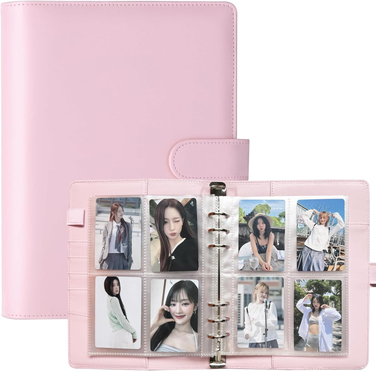 binder photo cards kpop Amazon.com: Photocard Binder A5 Kpop Photocard Holder Book, 200 Pockets Kpop  Photocard Binder, Large Capacity A5 6 Ring Kpop Photo Card Binder Photocard  Album, Clear Kpop Binder Album with DIY Letter Sticker : main image 0