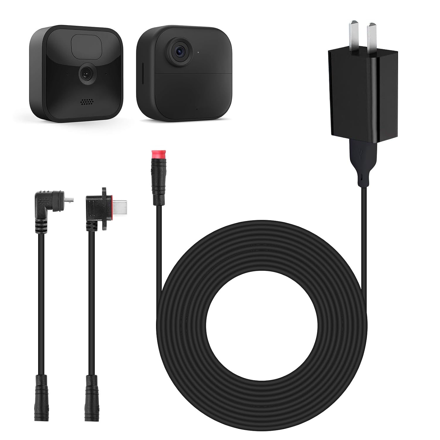 26Ft Power Cable with Power Adapter for Blink Outdoor/Indoor (3rd Gen)