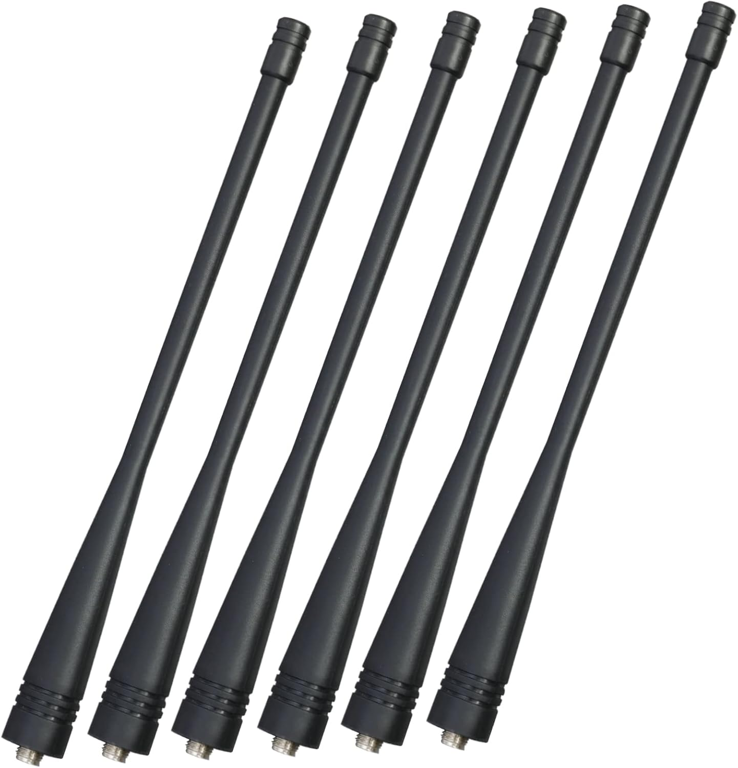 Long Antenna with Sma-Female for Two Way Radio, 6.7 Inch Elastic and Non-Deformable Walkie Talkie Antenna UHF 400-480Mhz, Compatible with FPCN30A/ FPCN10A and Most Walkie Talkies (6Pcs)
