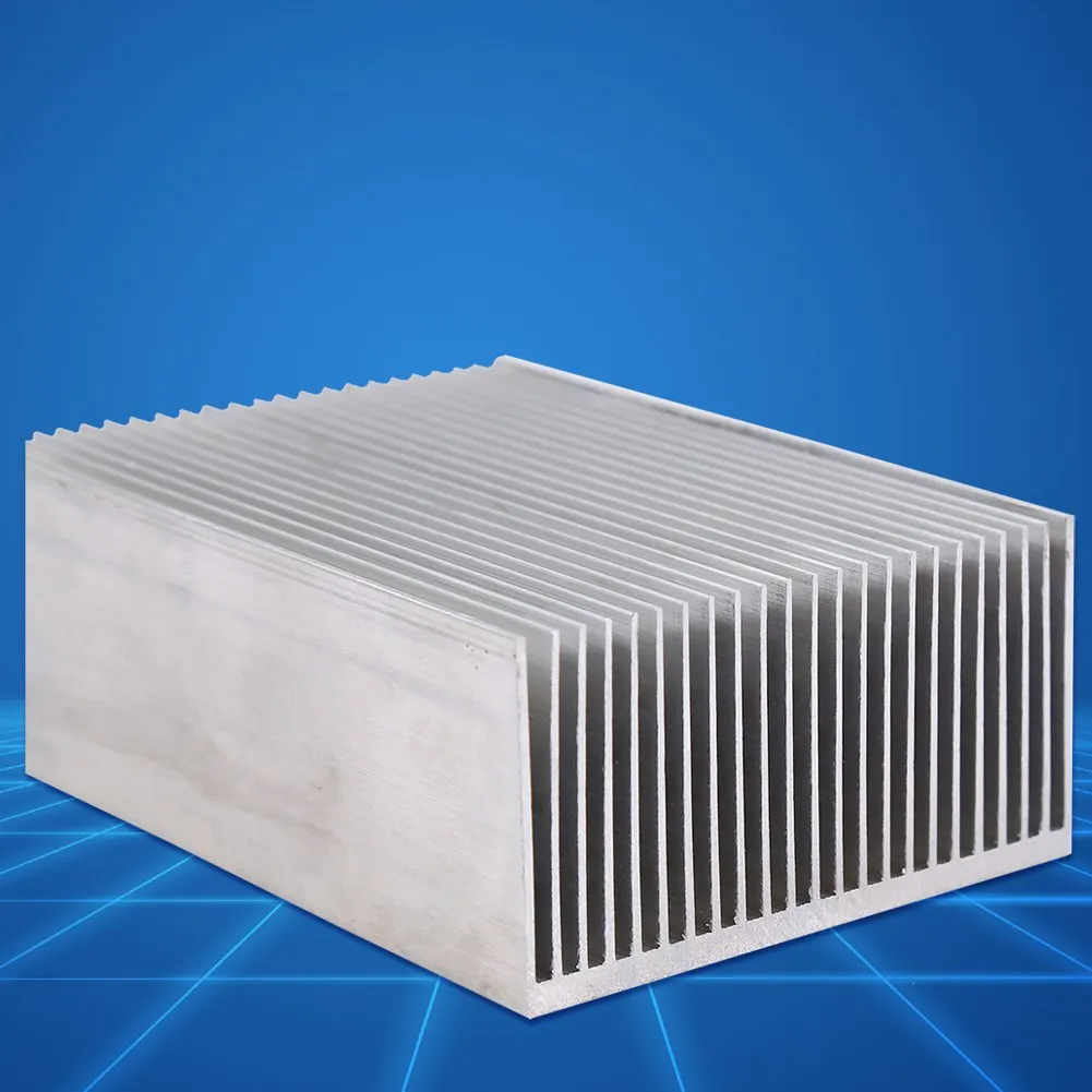 Heatsink Aluminum Heatsink Heat Sink Cooling for Led Amplifier Transistor IC Module 100*69*36mm Aluminum Heatsink
