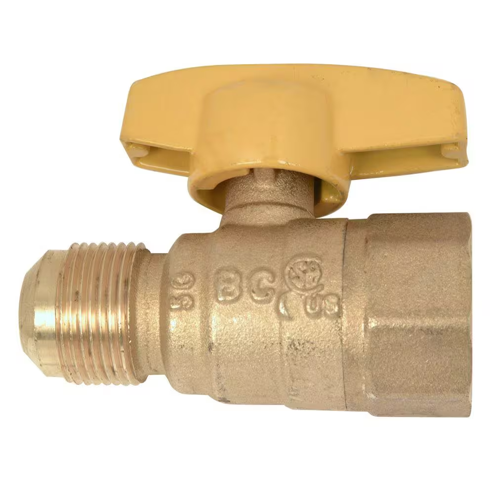 5/8 In. OD Flare (15/16-16 Thread) X 3/4 In. FIP Gas Ball Valve