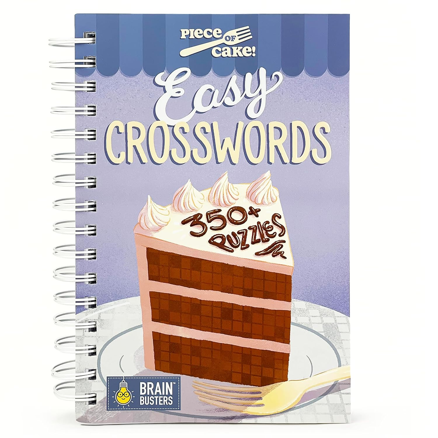 Piece of Cake: Easy Crossword Puzzle Book: Over 350 Crosswords (Brain Busters Puzzle Collection)