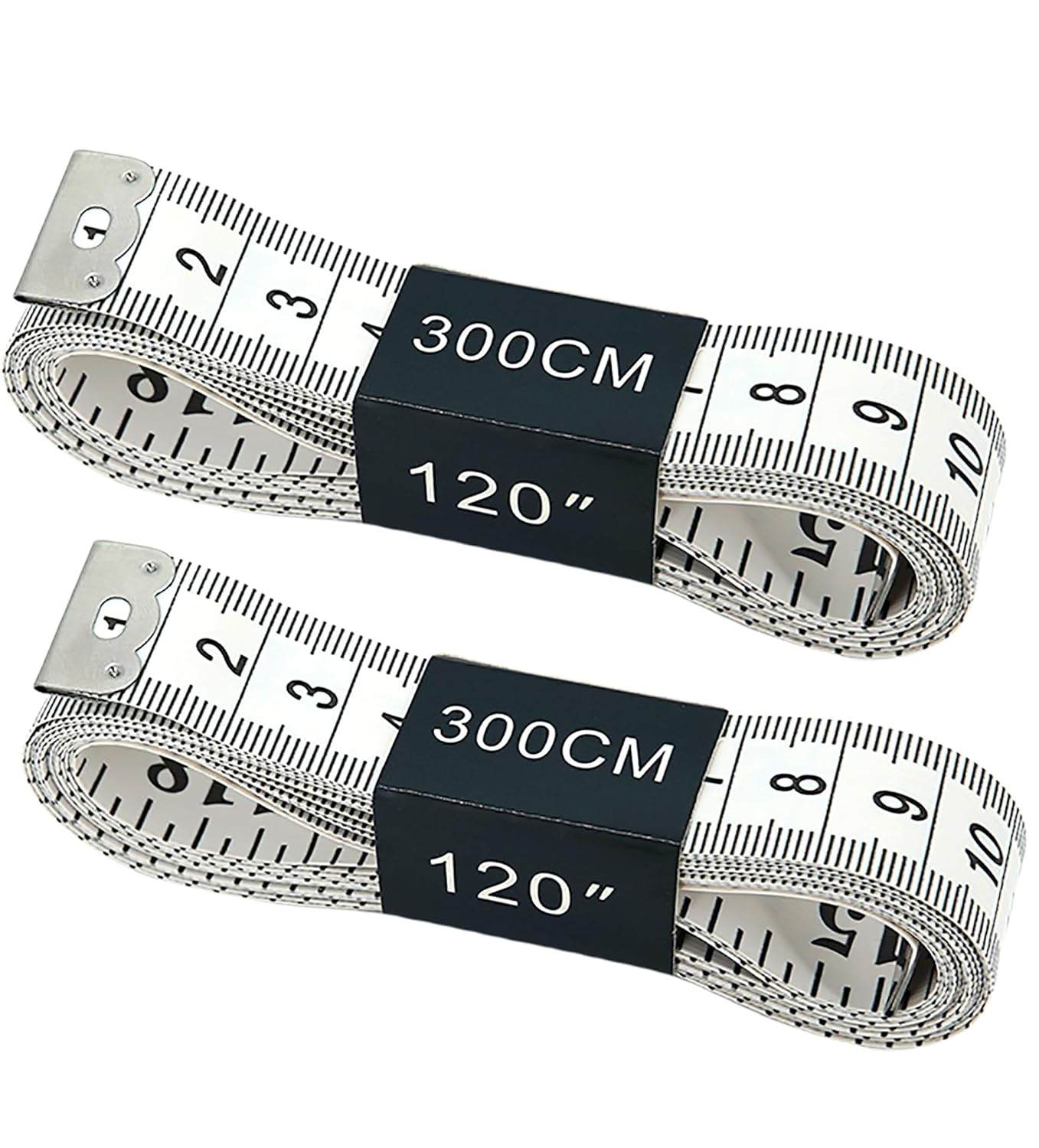 YBVABE 300cm Measuring Tape for Body, 2PCS Double Scale Soft Tape Measure Bod... - Picture 9 of 16