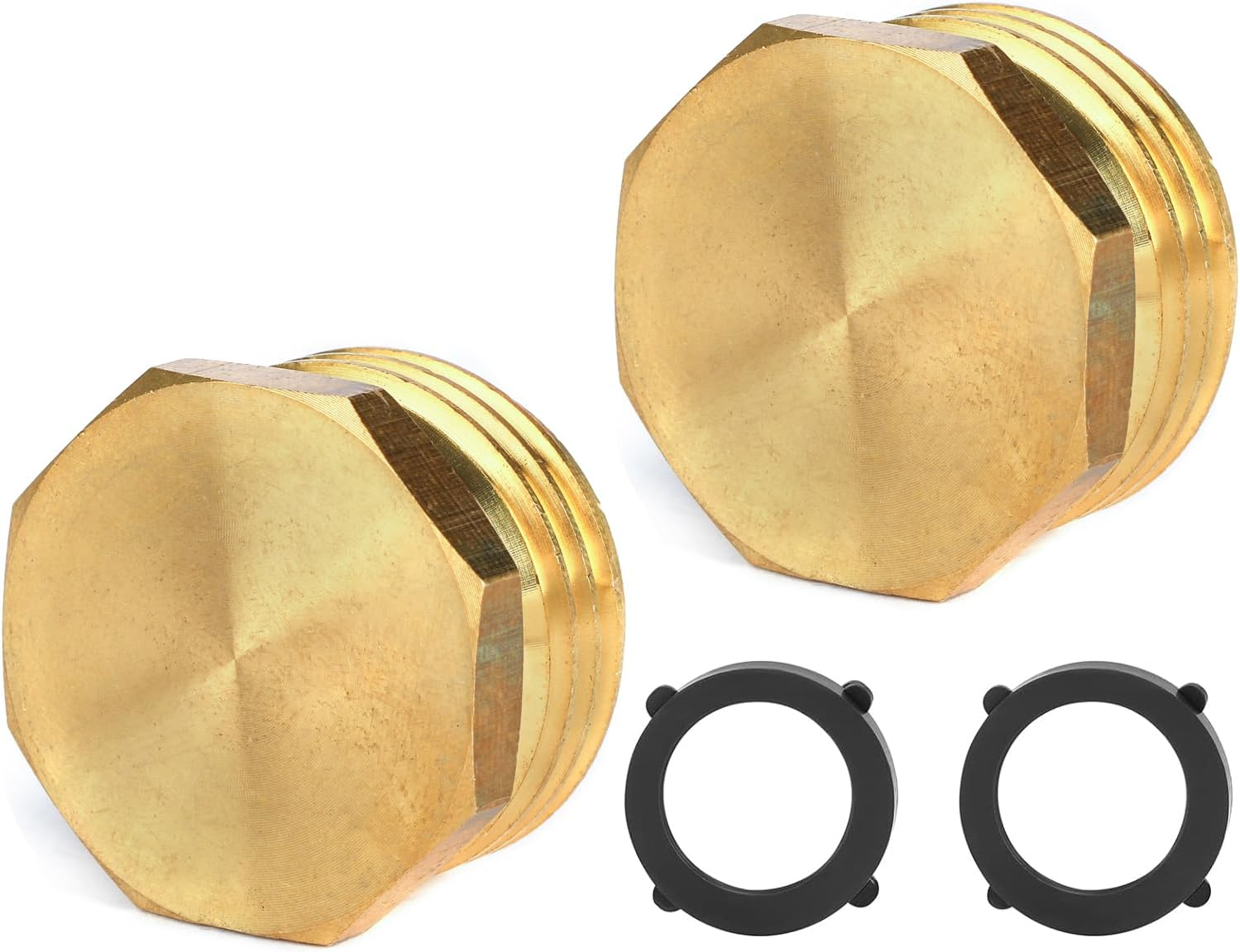 Male Brass Pipe Plug Outer Garden Hose 3/4