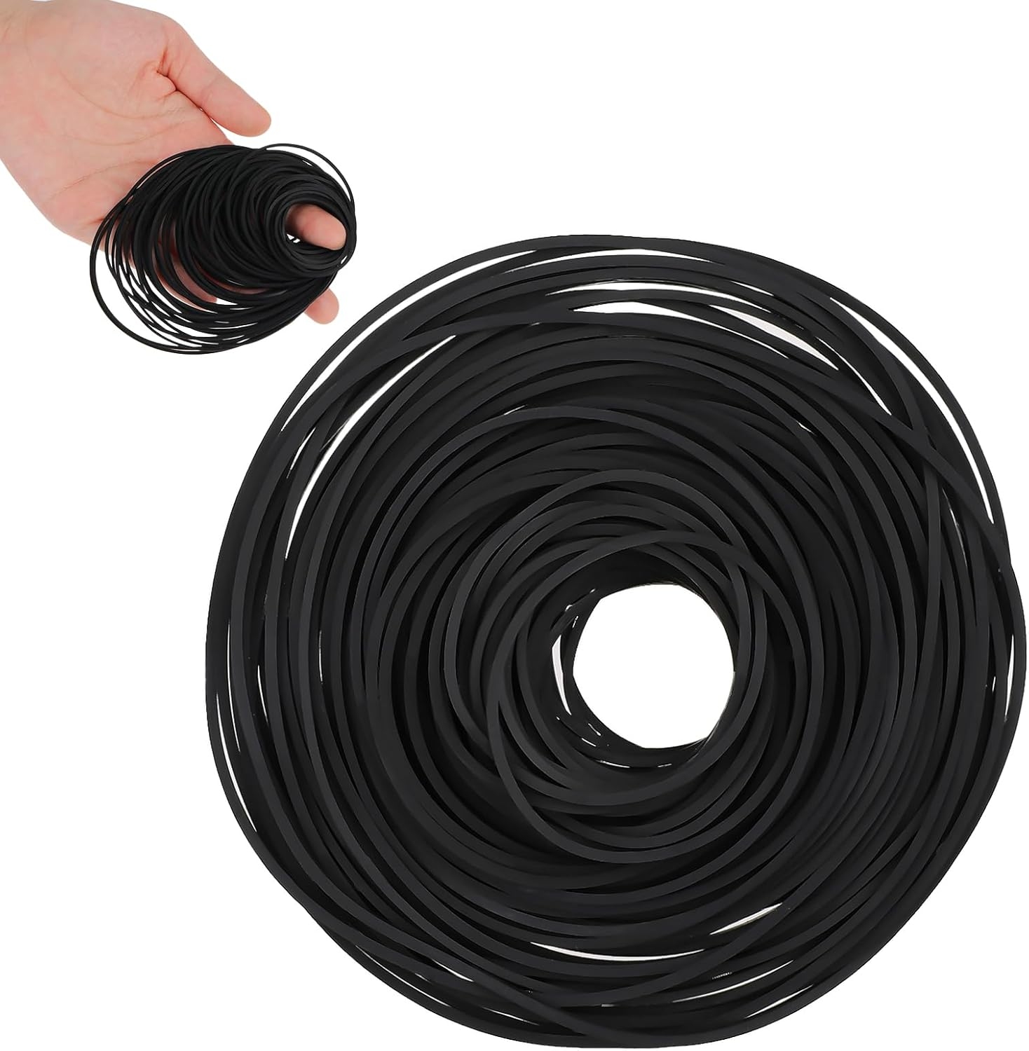100 bandas goma grabadora cassette 1mm ancho mezcla para reparar dispositivos