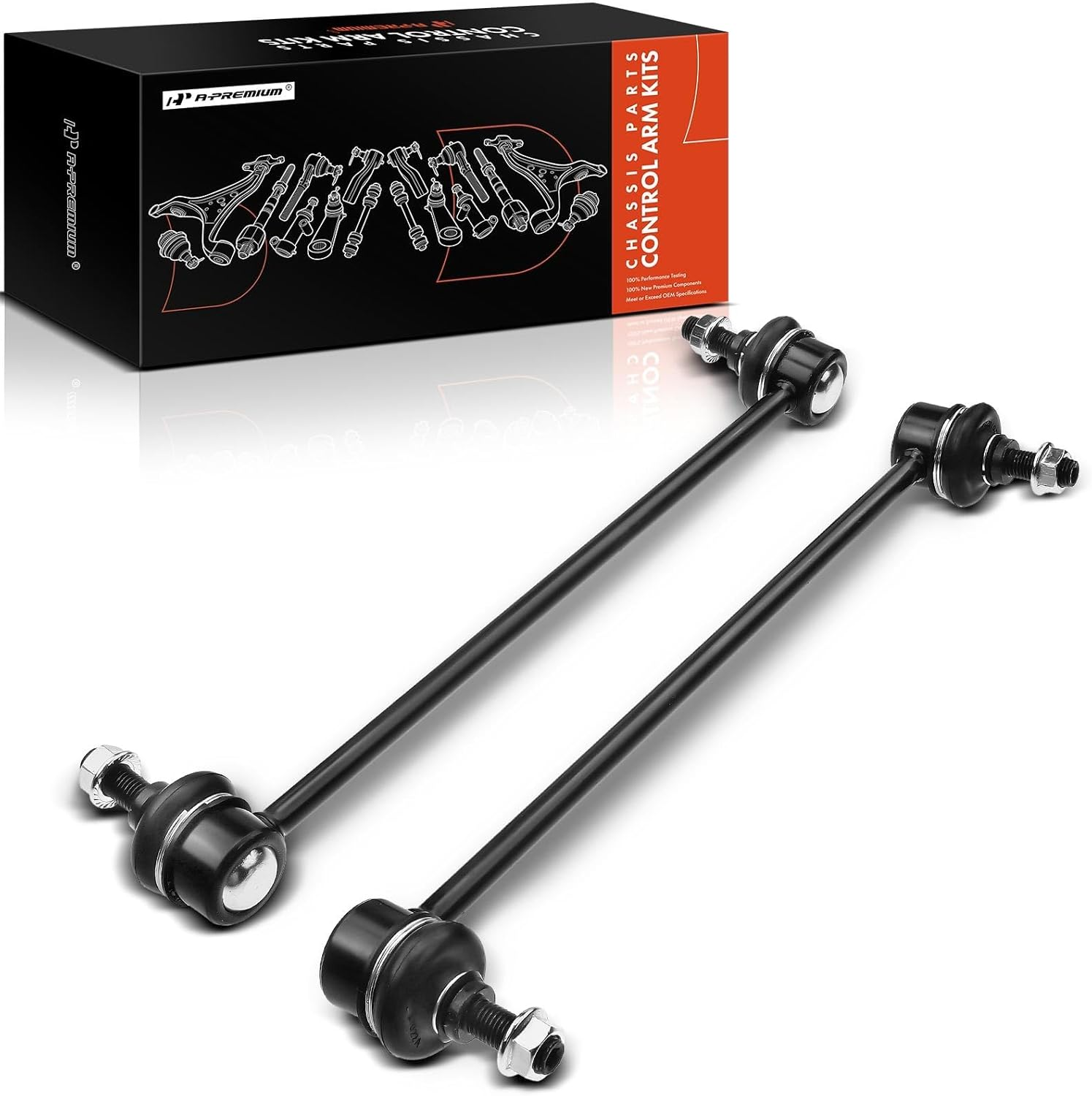 A-Premium 2 X Front Sway Bar Links Stabilizer Bar Links, Compatible with Suzuki Grand Vitara 2006-2013