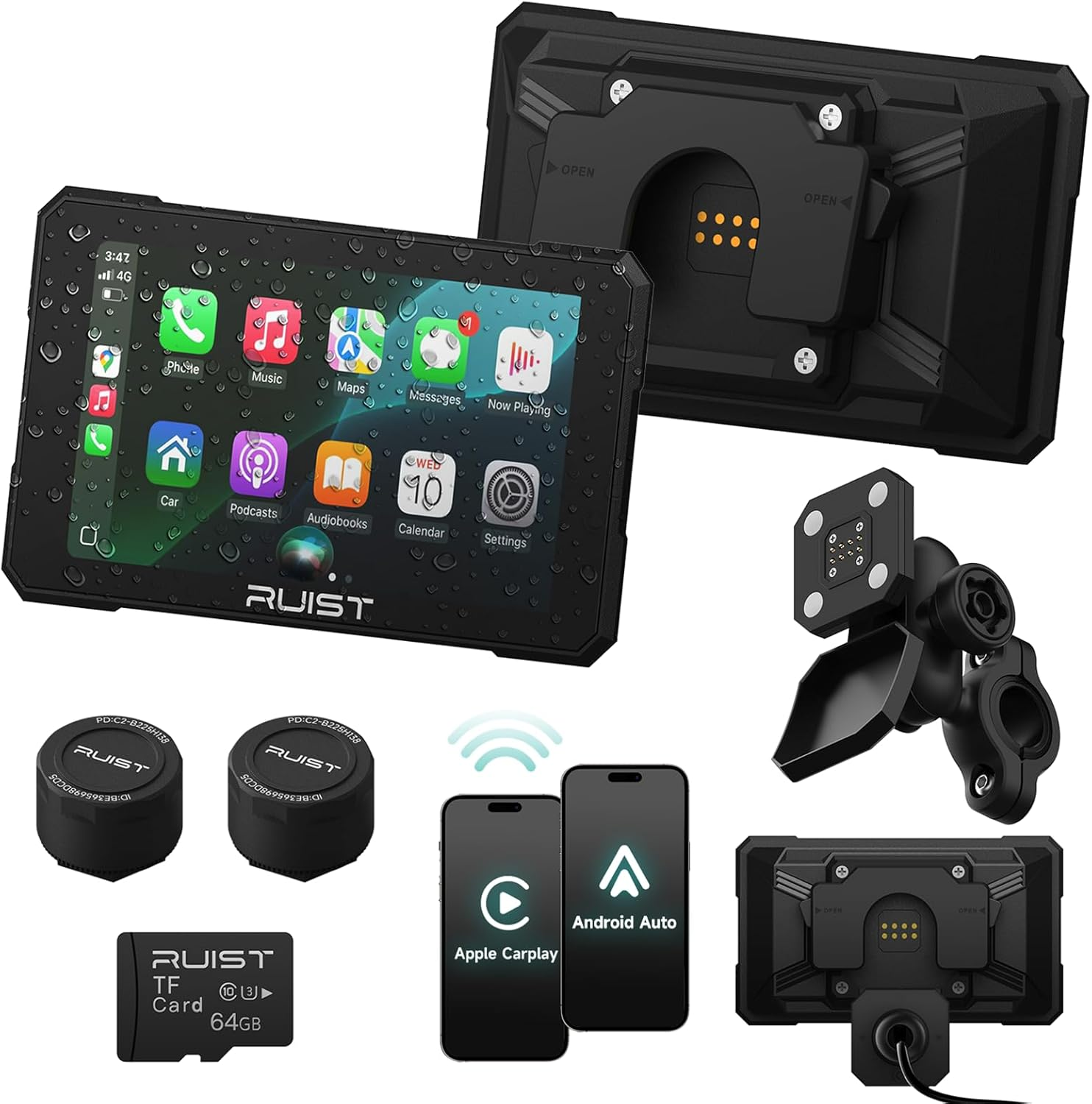 MOX50 Motorcycle Carplay HD Touchscreen 5.0