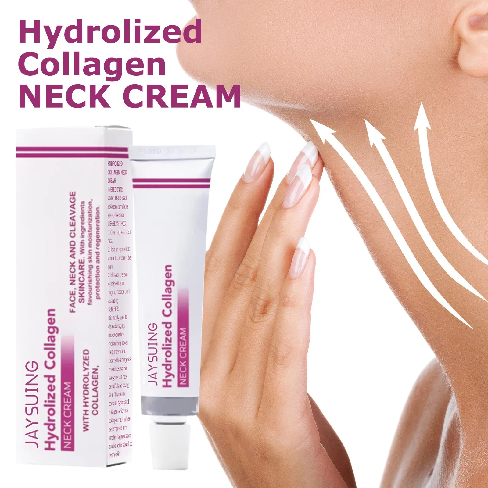 Collagen Neck Cream Protein Formula Anti Aging Lift Fine Line Rejuvenation