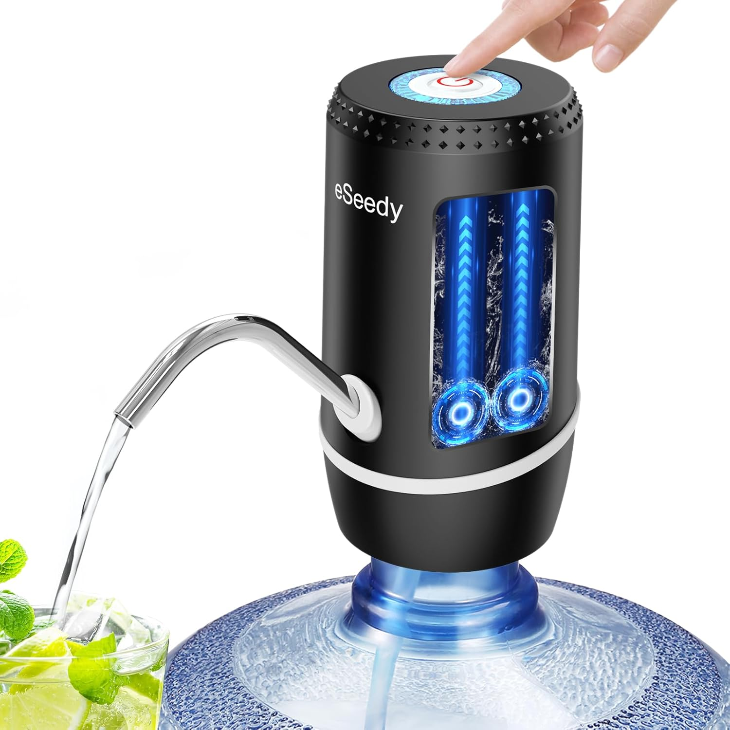 Bomba agua 5 galones recargable usb dispensador electrico portatil cocina hogar
