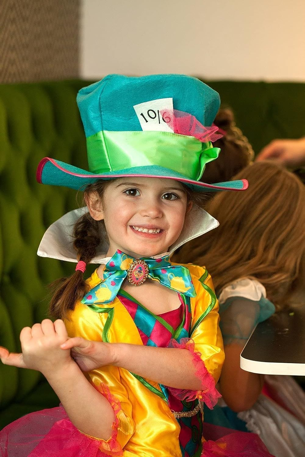 Rubie's Official Girl's Disney Alice in Wonderland Mad Hatter Costume - 9-10 ... - Picture 5 of 13