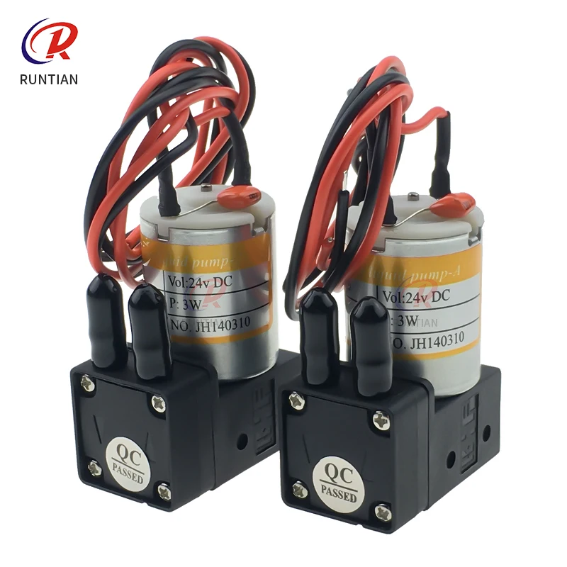 DTF Ink Pump 3W 24V DC 100-150ml/min KHF Small Ink Pump for UV Inkjet Printer JH-10
