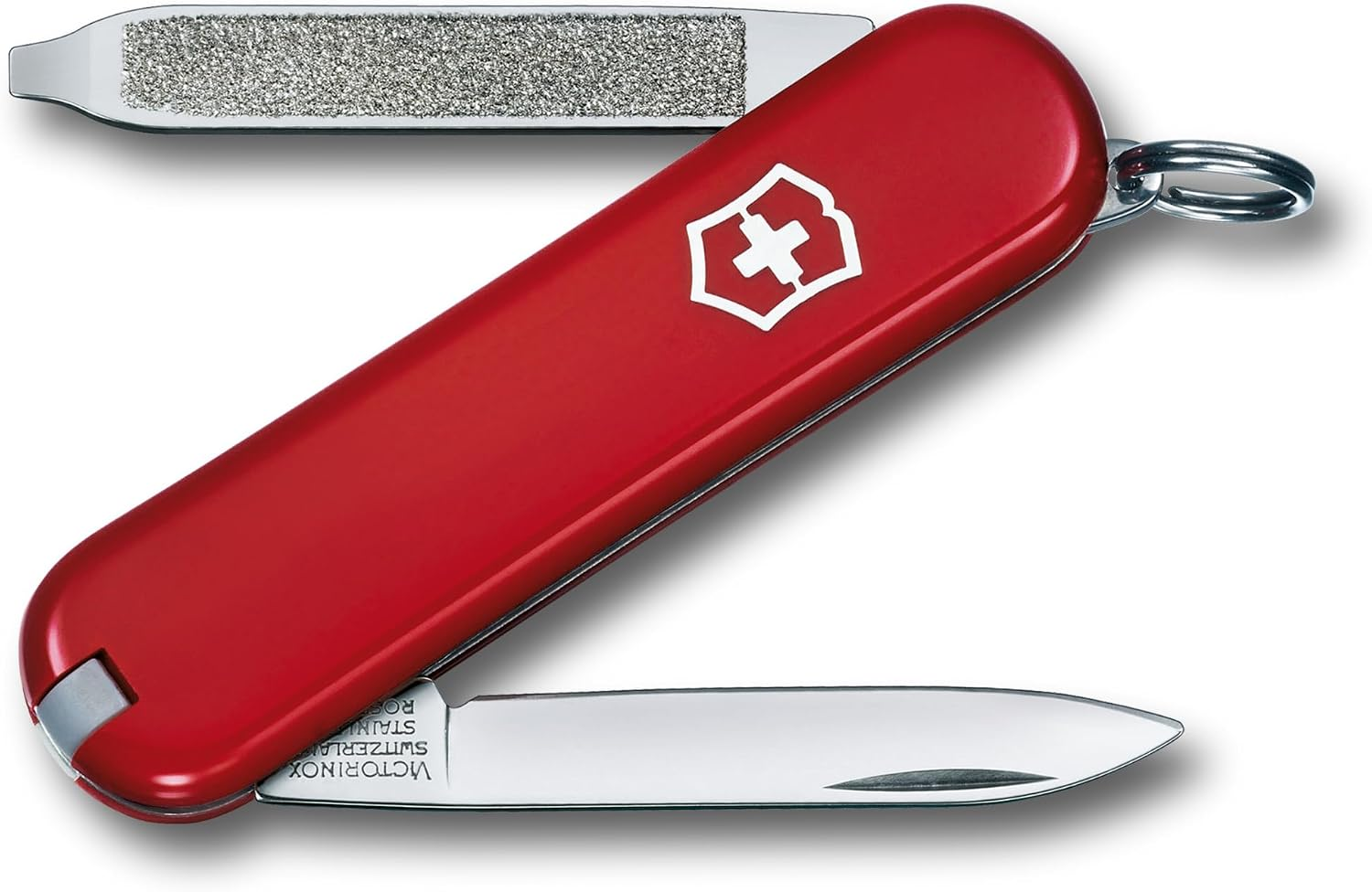 Victorinox Schweizer Taschenmesser Klein, Escort, Multitool, Swiss Army Knife, 6 Funktionen, Klinge, Schraubendreher 2.5 Mm, Ring