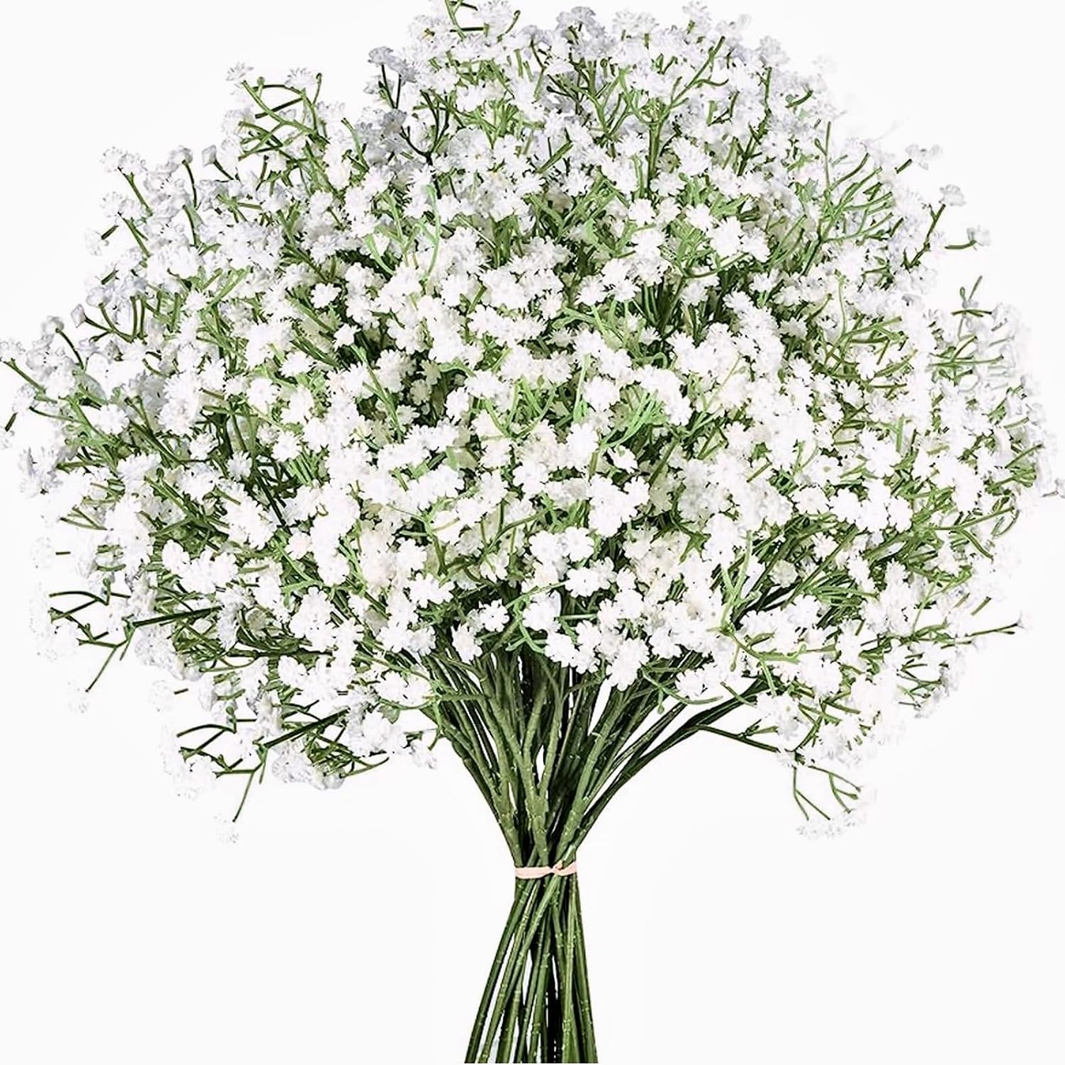 Babys Breath Artificial Flowers,6 Pcs Gypsophila Real Touch Flowers for Wedding Party Home Garden Decoration