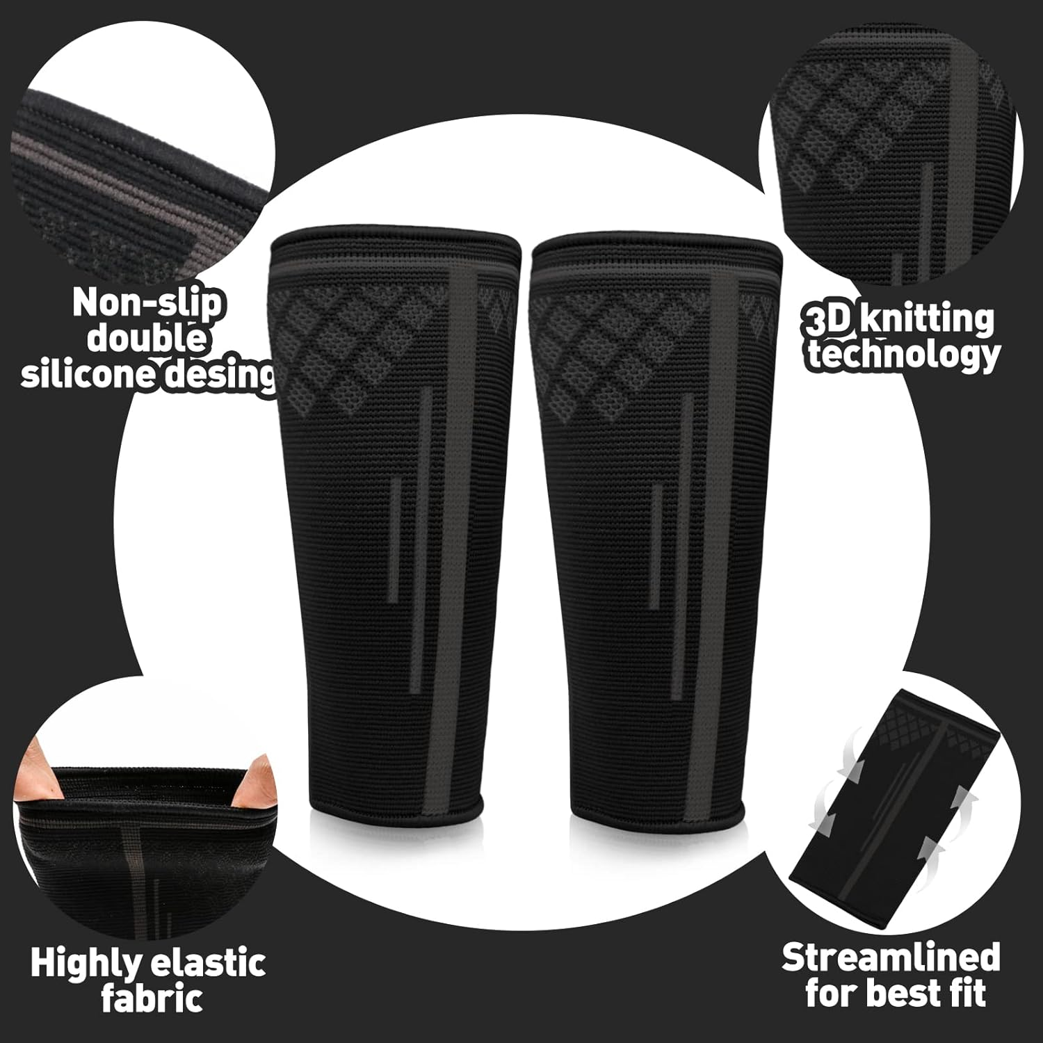 Rapsrk Volleyball Arm Sleeves Compression Sleeves Sports Forearm Sleeves,Pass... - Picture 5 of 16