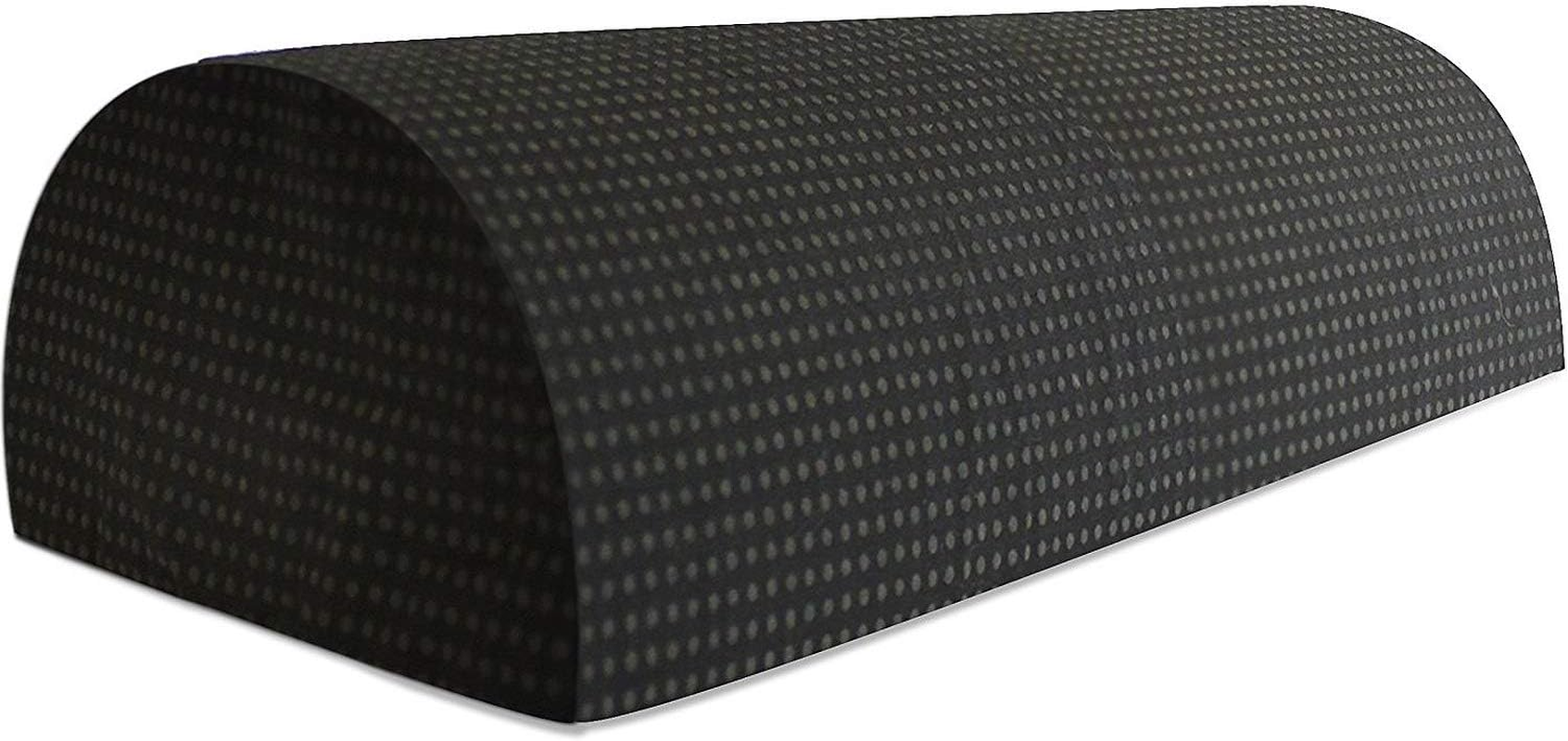 Half Moon Pillow for Leg Elevation | Ankle Knee Neck and Lumbar Support Bolster | Non-Slip Removable Washable Cover by