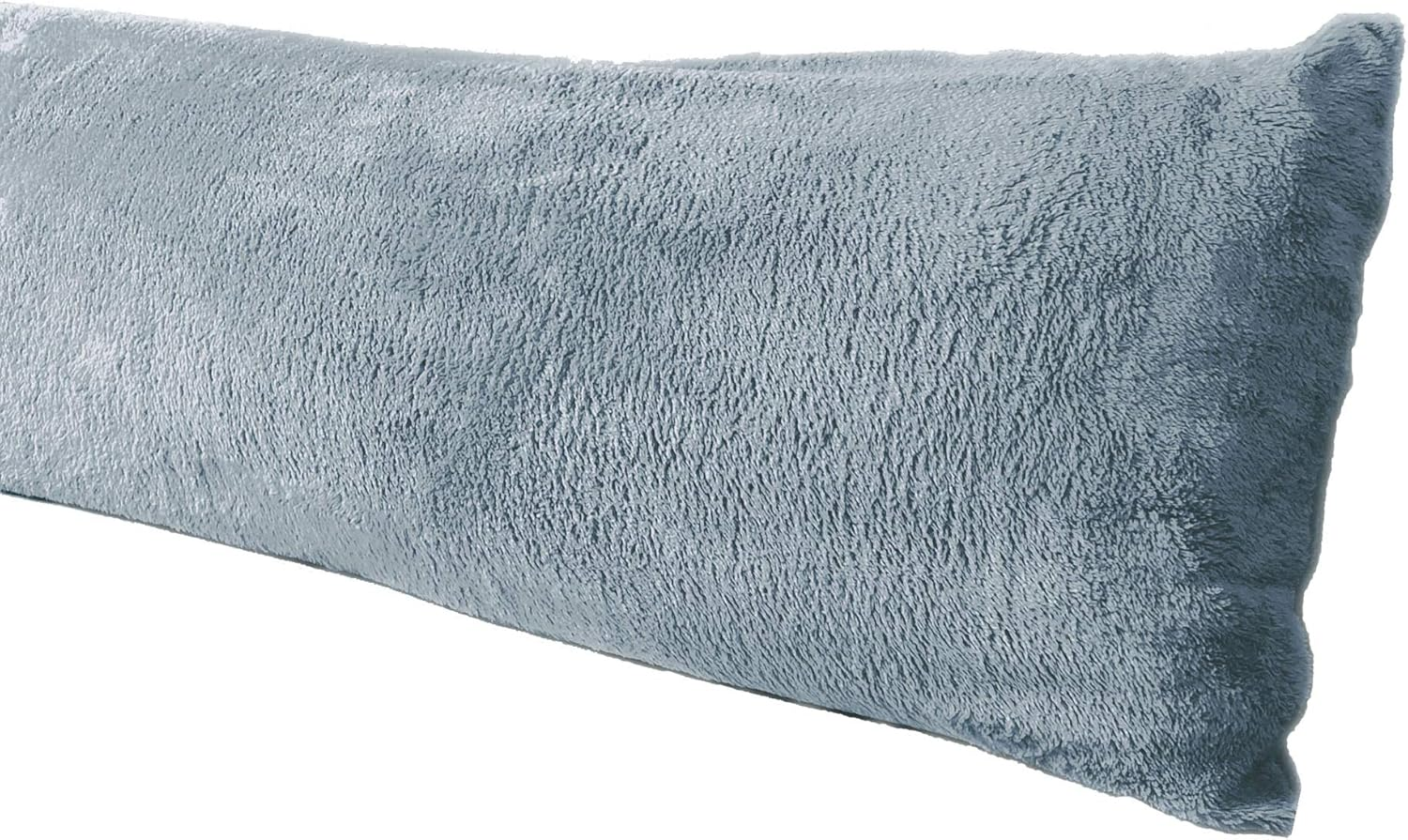 Extra Soft Body Pillow Cover, Sherpa/Microplush Material, 20X54 Inches, Zipper