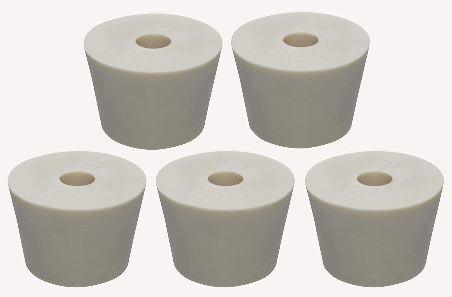HOZQ8-468 No.7 Stopper for 5 Gal Carboy - Set of 5