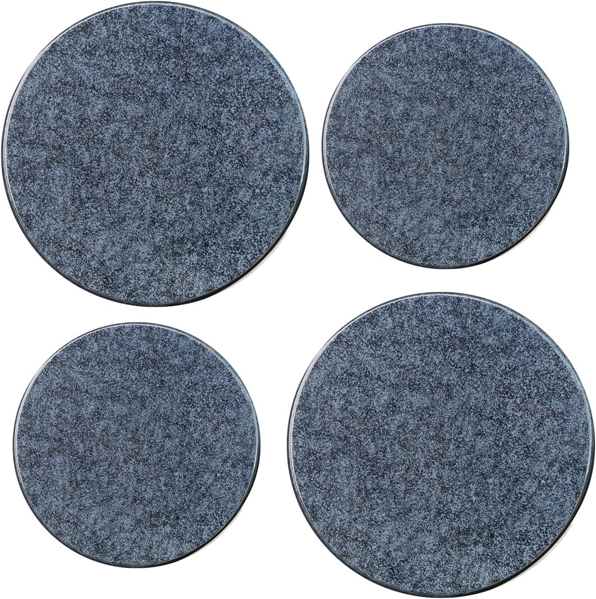 Reston Lloyd Electric Stove Burner Covers, Set of 4, Black Granite