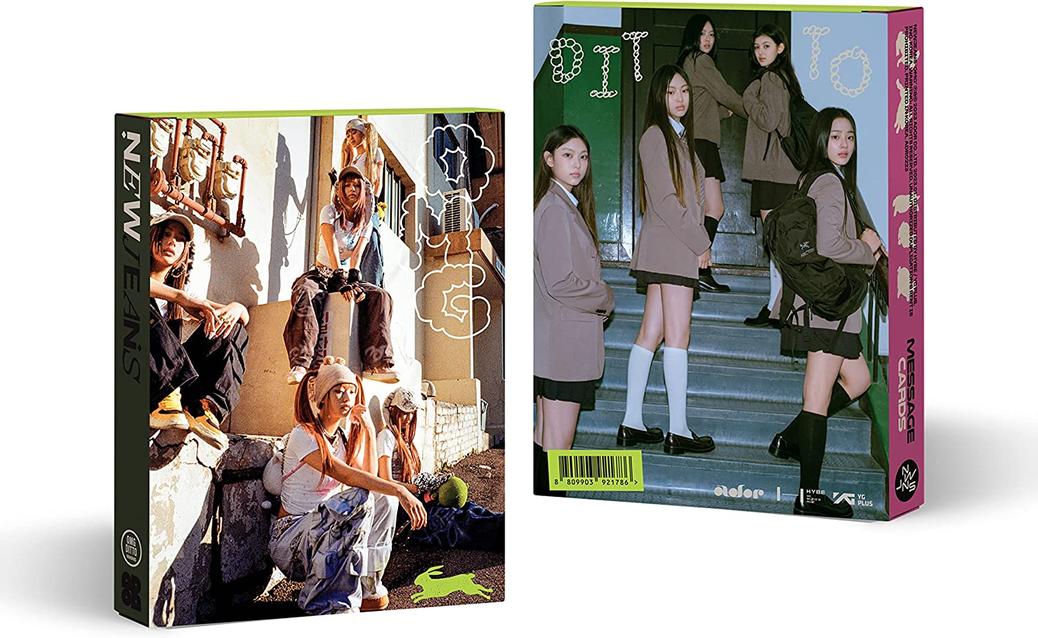 NewJeans OMG 1st Singile Album Message Card Version CD+Photobook+Message Card... - Picture 10 of 17