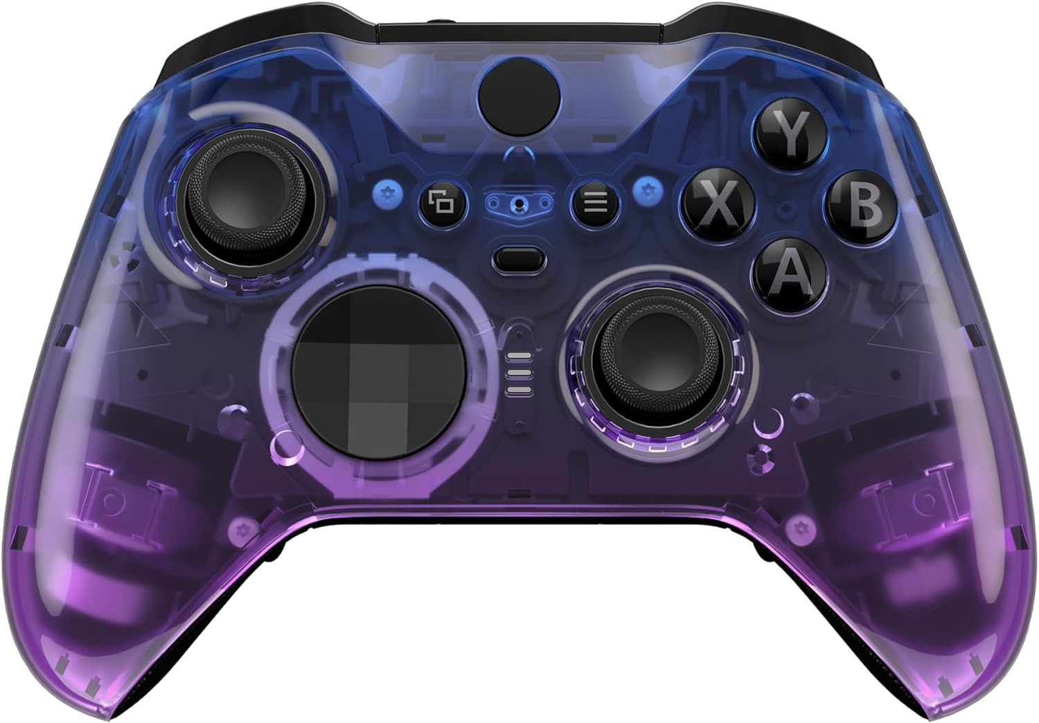 eXtremeRate Clear Atomic Purple Replacement Faceplate Cover for Xbox One Elit... - Picture 13 of 14