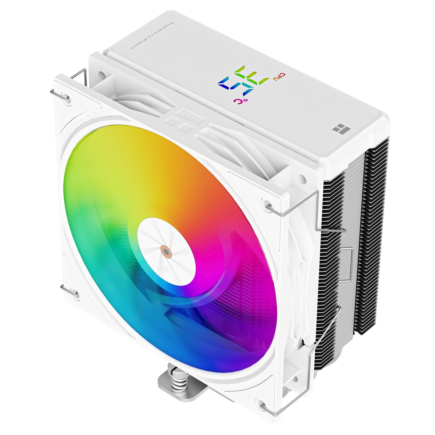 Assassin X 120R Digital ARGB White CPU Air Cooler, 2000RPM Speed,4 Heatpipes
