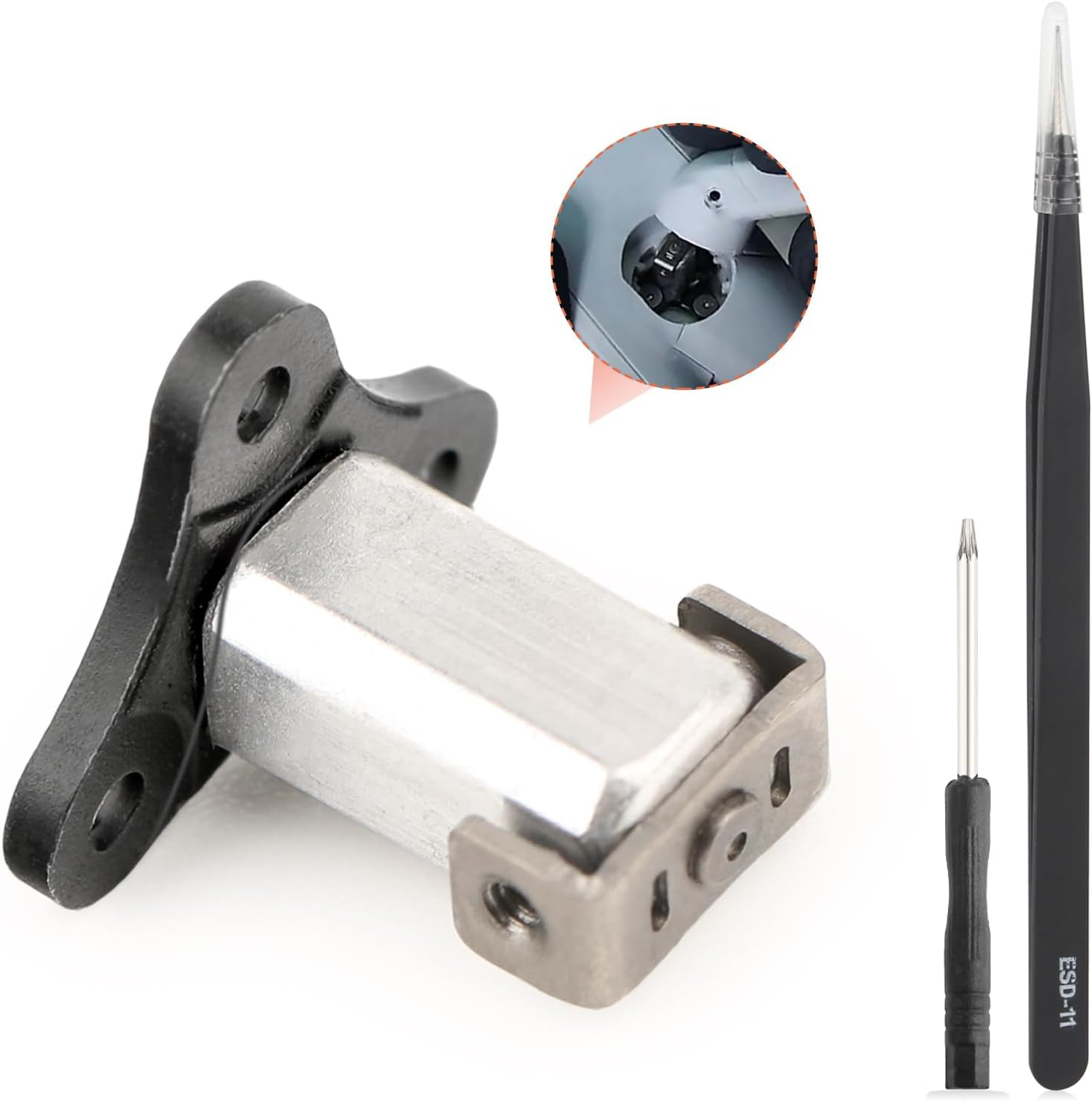 Front Arm Axis Replacement for DJI Mini 3 Pro/Mini 3 Front Arm Hinges Arm Shaft for DJI Mini 3 Pro Drone Accessories Parts with Repair Tools