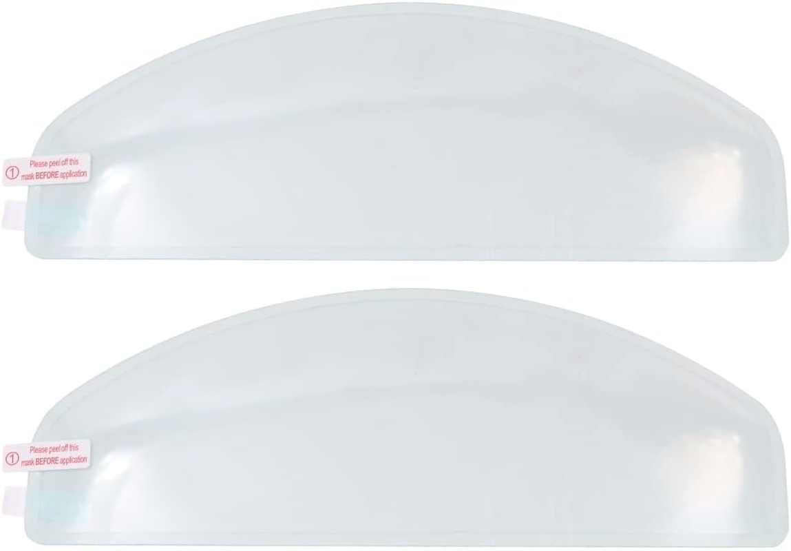 2er Pack Motorradhelm Anti Beschlag Folie Universal Visier Schutzfolie Klar