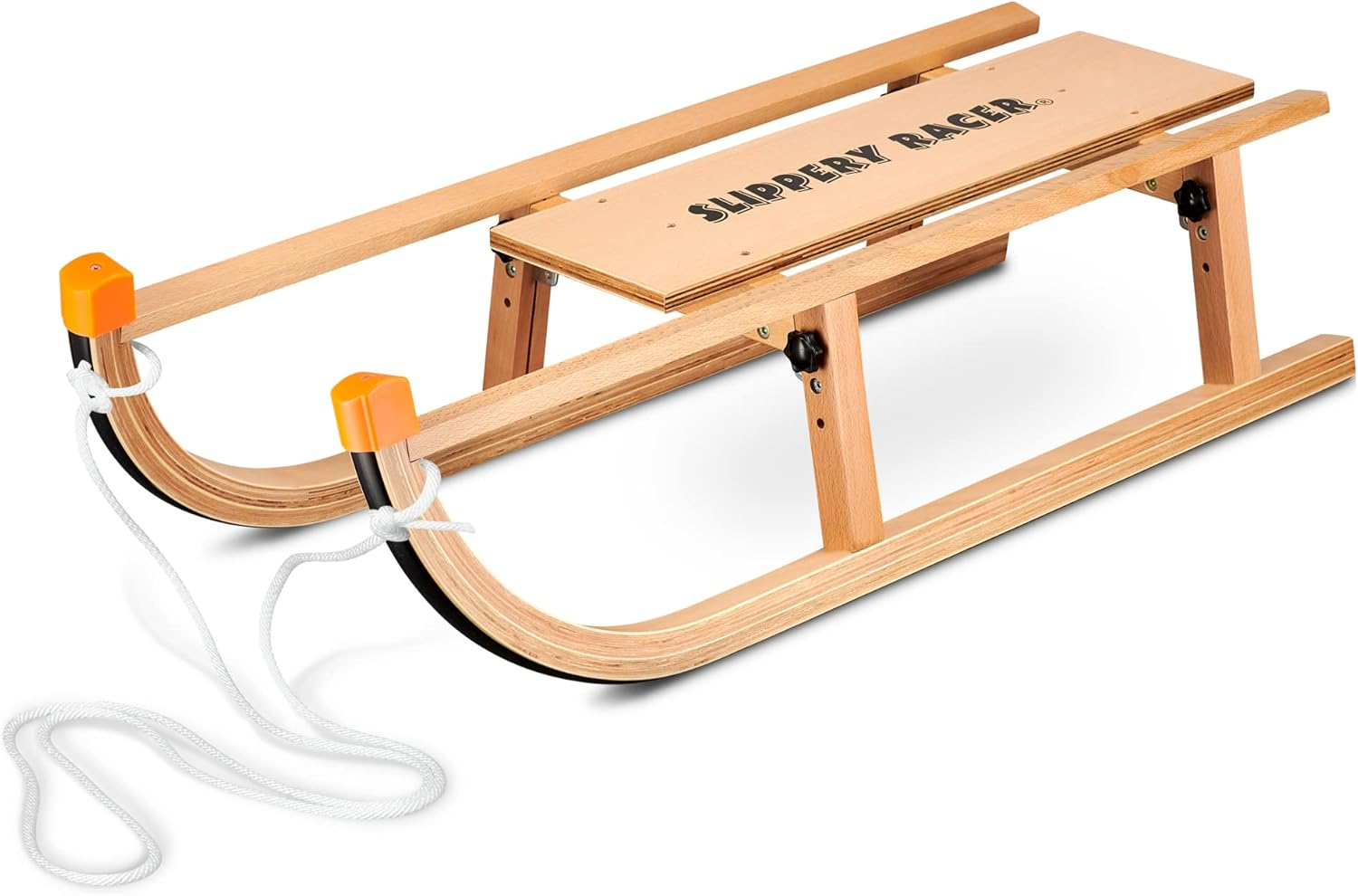 Kids Wooden Foldable Snow Sled