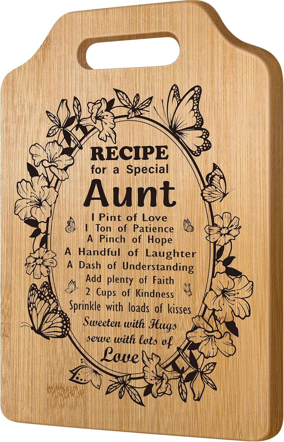 Aunt Birthday Gifts from Niece Nephew, Best Aunt Ever Gifts, Auntie Gift Ideas, Best Auntie Gifts, I Love You Aunt Present, Birthday Christmas Wedding Mothers Day Cutting Board for Aunt
